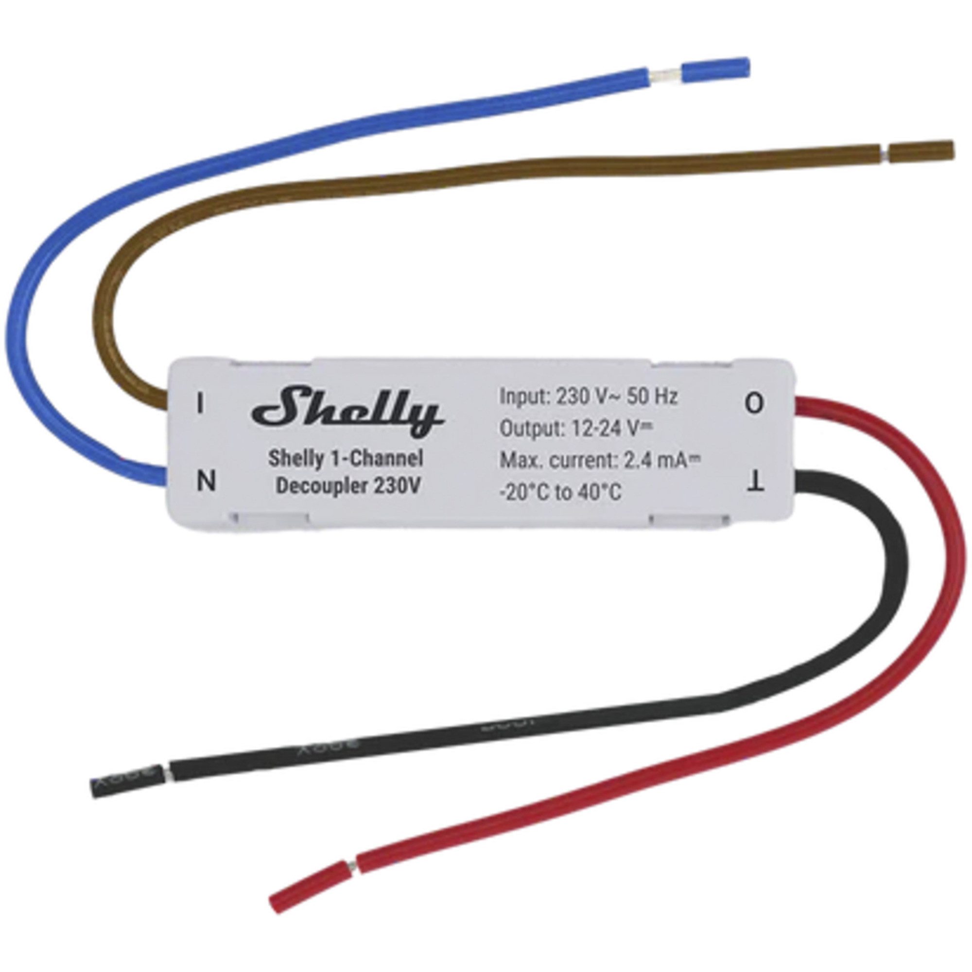 Shelly Raumthermostat Shelly 1-Channel Decoupler 230V, Relais