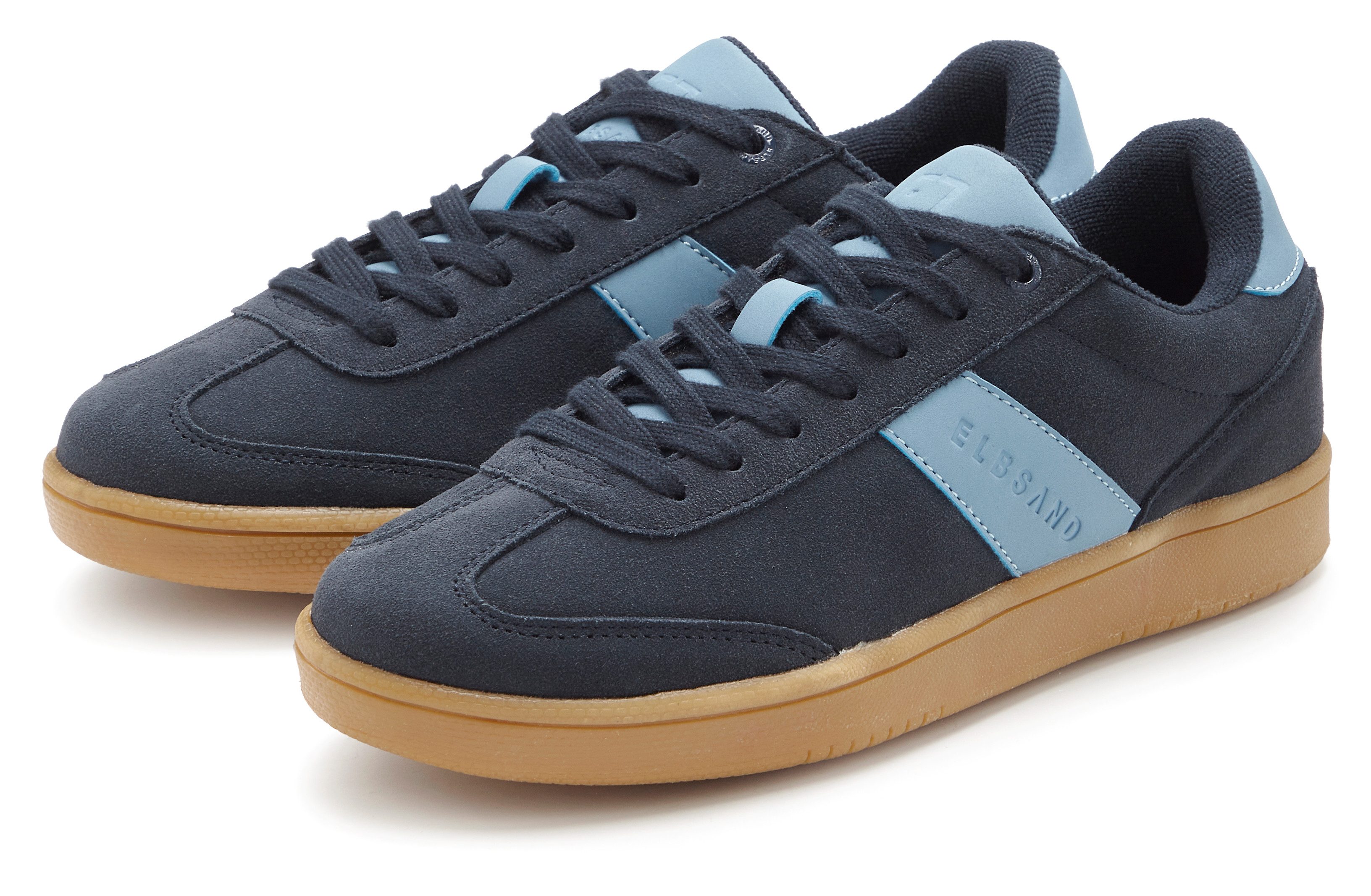 Elbsand Freizeitschuh, Retro Sneaker, Lederschuh, Halbschuh, Ledersneaker Sneaker NEU Schnürhalbschuh. Turnschuh aus Leder im Retro-Look, Unisex