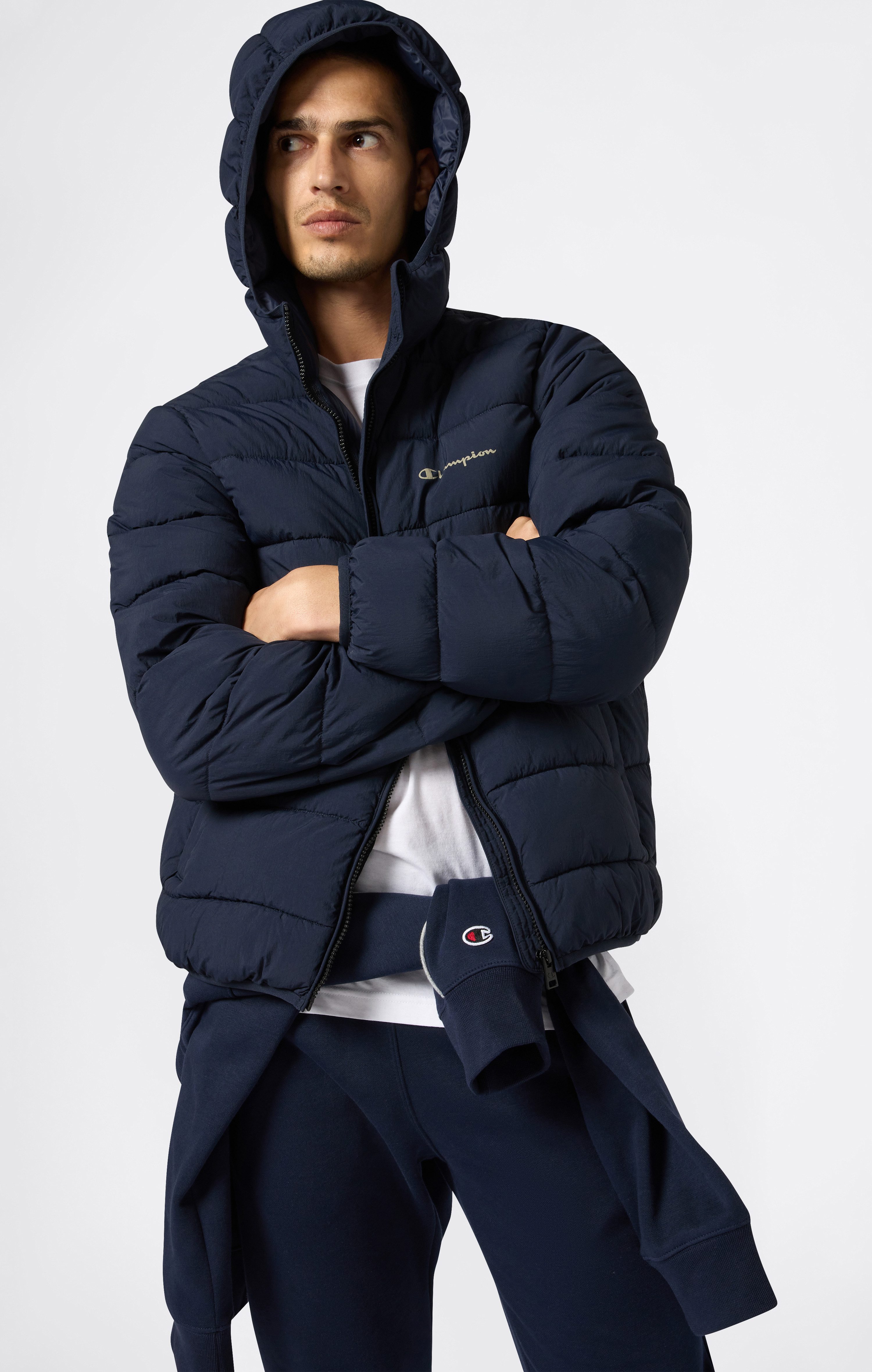 Champion Steppjacke Padded Outdoor Jacket für Erwachsene, aus Polyamid, leichtes Material