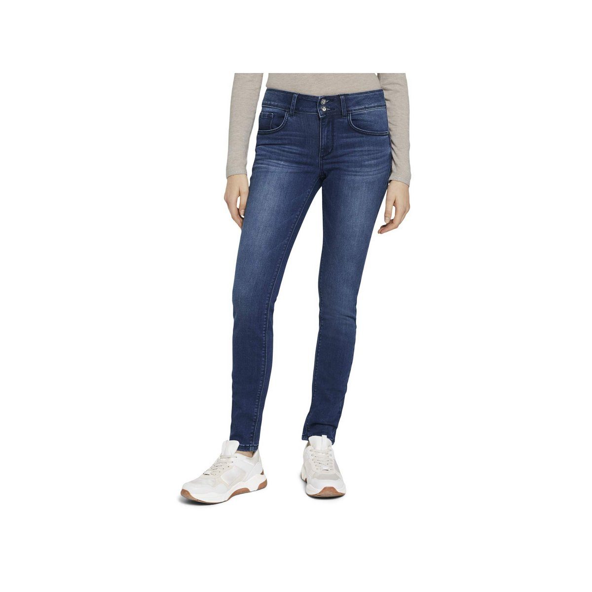 TOM TAILOR Skinny-fit-Jeans blau regular (1-tlg)