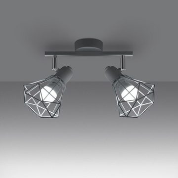 SOLLUX lighting Deckenleuchte ARTEMIS, ohne Leuchtmittel, beweglicher Lampenschirm