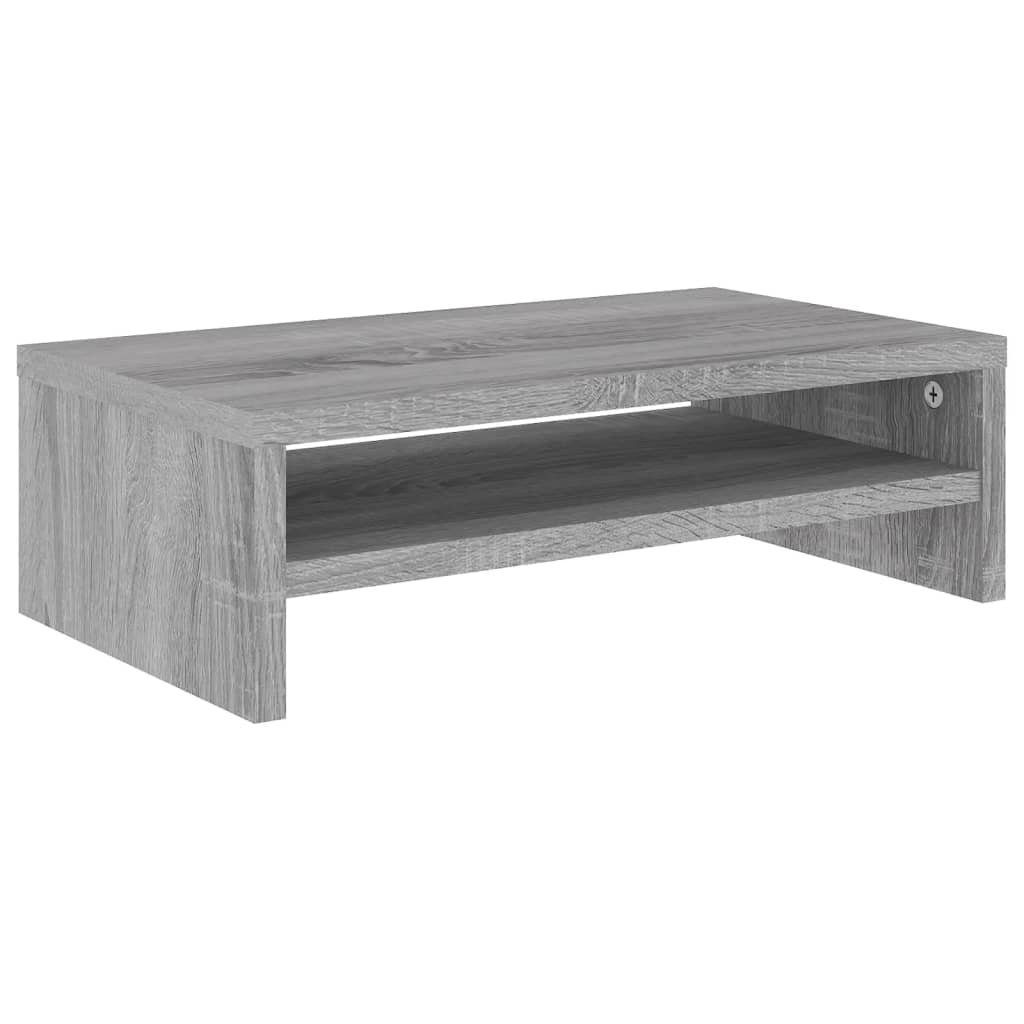 42x24x13 (1-St) Holzwerkstoff TV-Schrank Sonoma cm Grau Monitorständer vidaXL