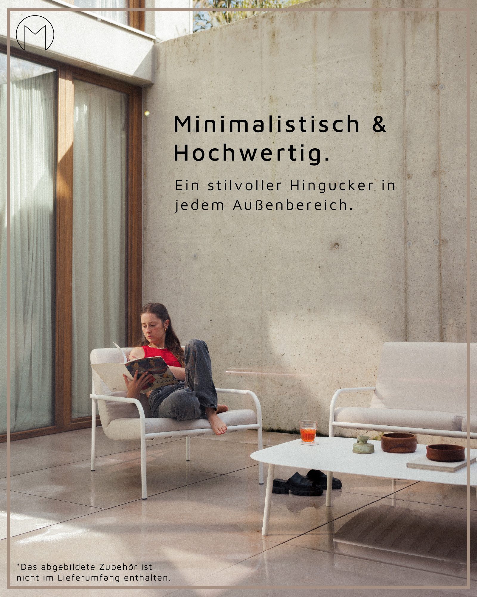 Metallbude Gartenlounge-Set Gartenmöbel Outdoor, LOUNGE-SOFA OUTDOOR günstig online kaufen