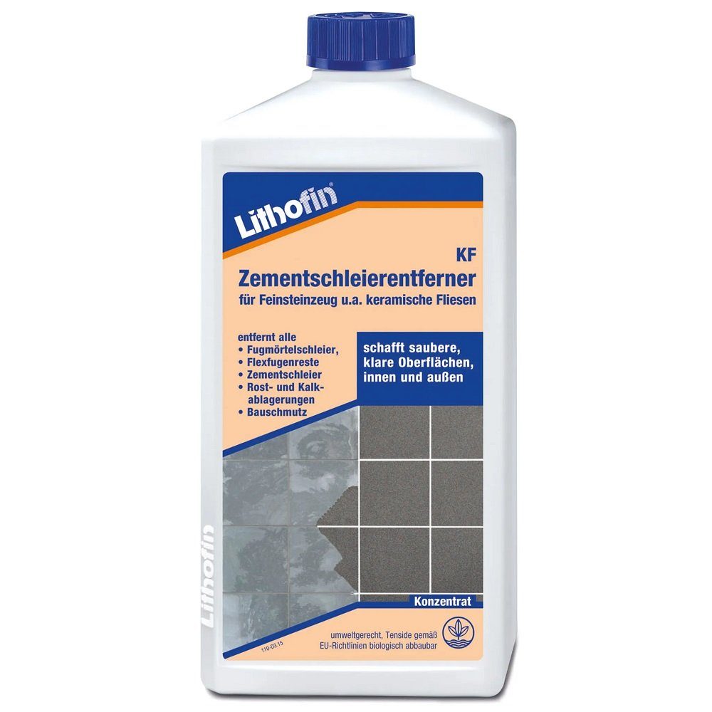 Lithofin Lithofin KF Zementschleierentferner 1 Liter Naturstein-Reiniger