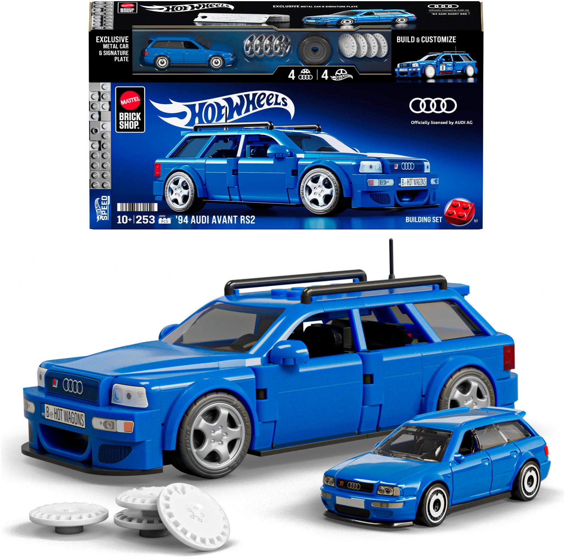 Mattel® Modellbausatz 94 Audi Avant RS2, Maßstab 1:32