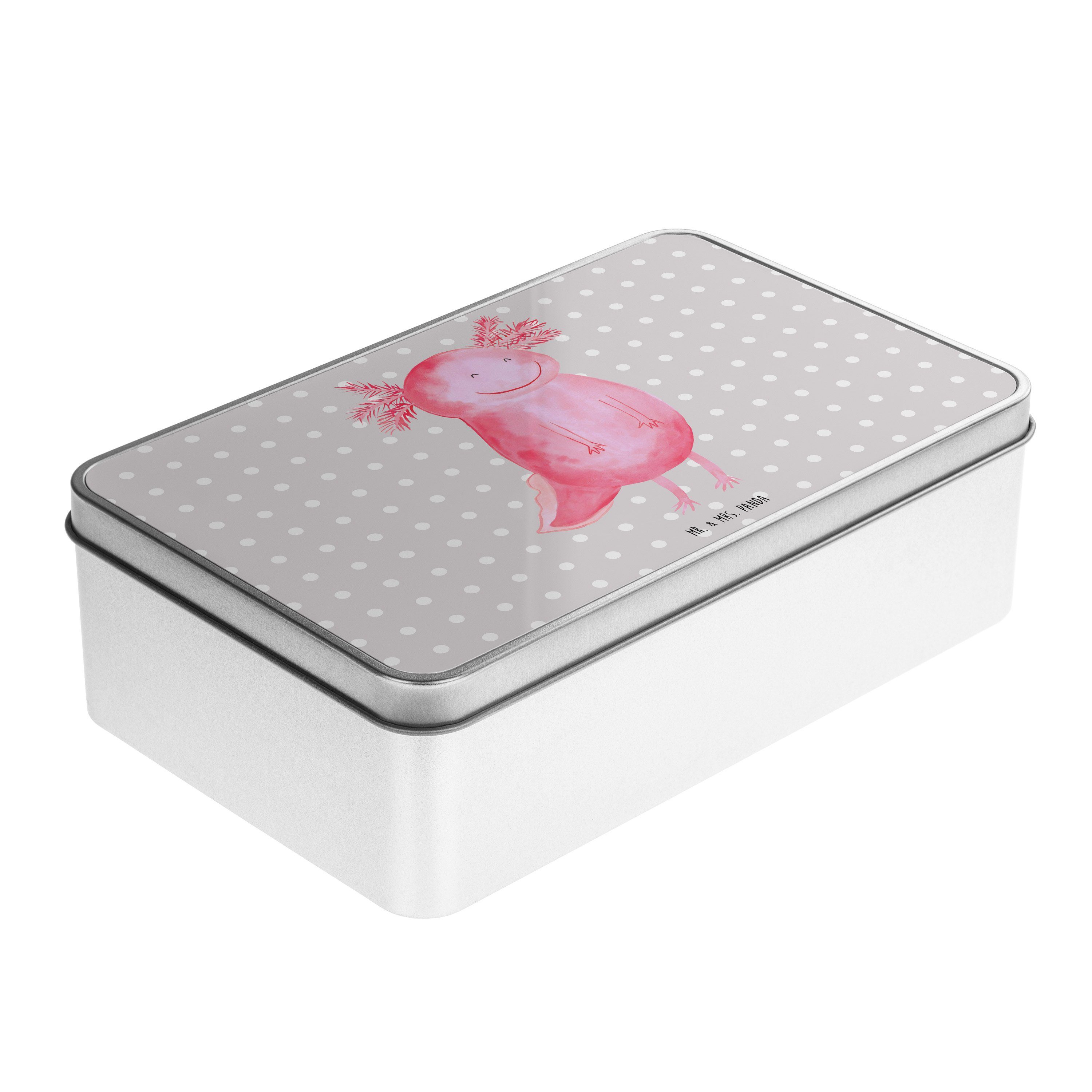 - Grau Axolotl Dose Mr. Mrs. (1 glücklich Pastell Geschenk, Panda St) Vesperdos & - Aluminiumdose,