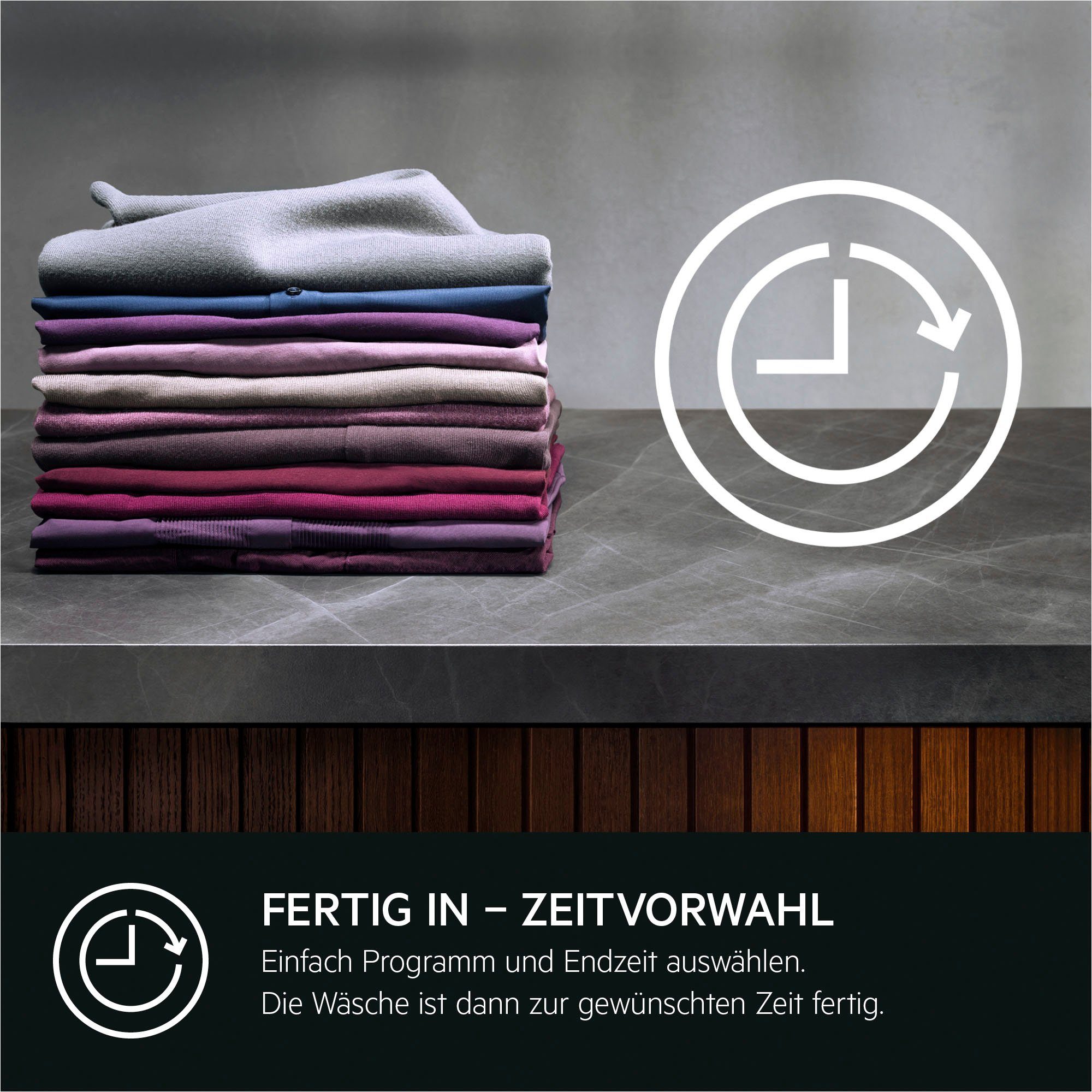 AEG Waschmaschine 6000 ProSense® LR6FA49FL 914915728, 9 kg, 1400 U/min, Hygiene-Programm mit Dampf: Entfernt zuverlässig Viren und Bakterien – Bild 4 von 5
