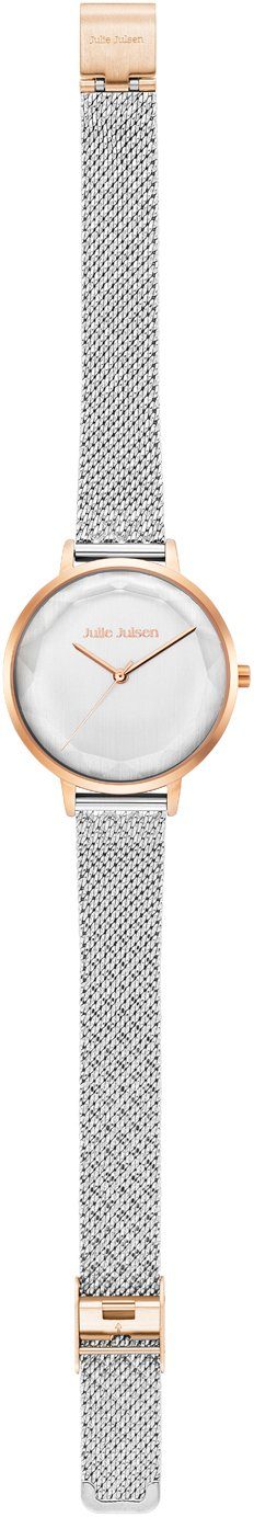 Julie Julsen auch JJW1176RGSME-SET, Spiegel), Geschenk (Set, als Uhr Silver, 2-tlg., Geschenkset - Quarzuhr mit ideal Rosé Beauty