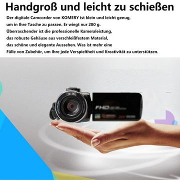 HIYORI 30MP Hochauflösende Digitalkamera All-in-One mit 16X Zoom Camcorder