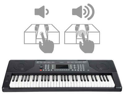 FunKey Home Keyboard 61 Edition Touch (Touch Response, 300 Sounds, MIDI USB), (3 tlg), mit Begleitautomatik und intelligente Lernfunktion