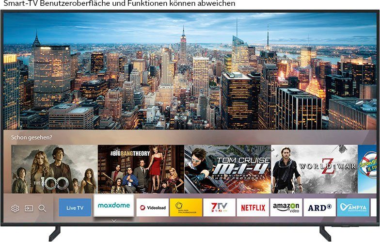 Smart-TV, Hub) cm/50 GQ50Q60CAU 100% mit Dots,Quantum Zoll, (125 Farbvolumen HDR,AirSlim,Gaming LED-Fernseher Quantum Samsung