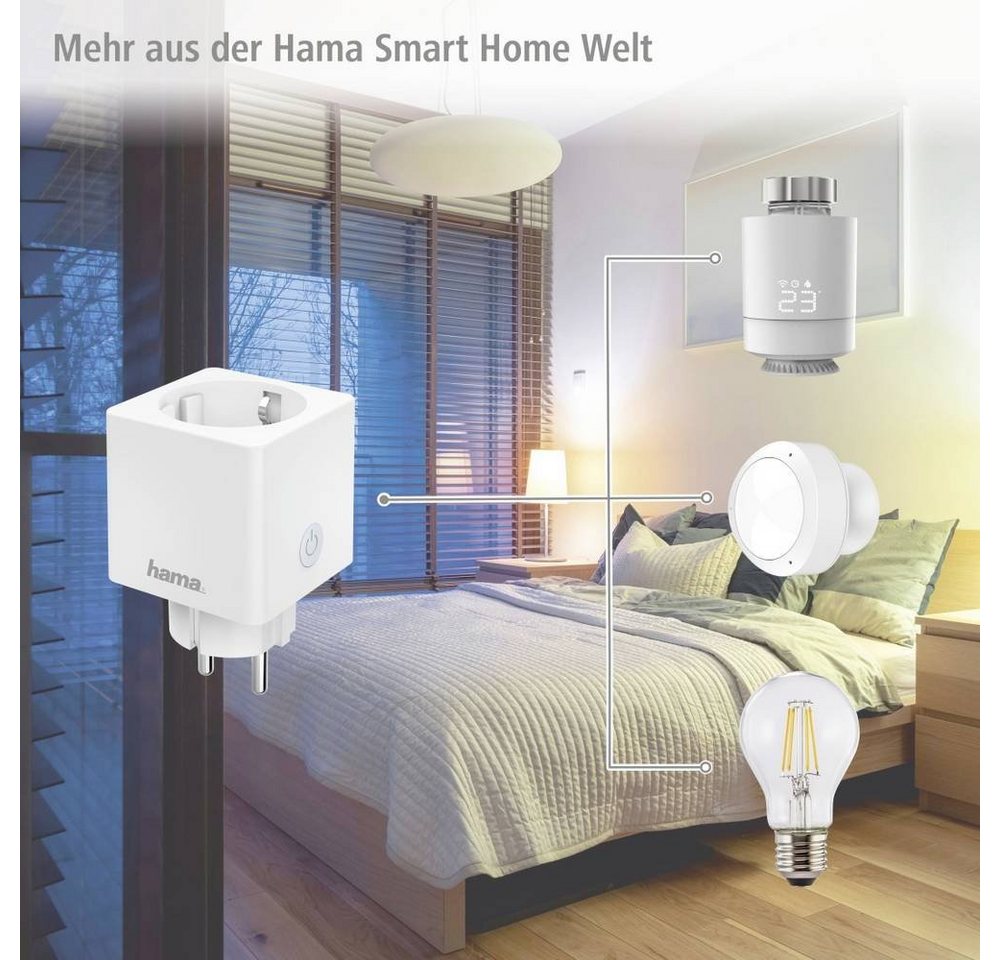 Thumbnail - Hama Funksteckdose WLAN-Steckdose "Mini", Verbrauchsmessung, ohne, mit Messfunktion