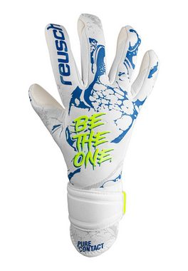 Reusch Torwarthandschuhe Pure Contact Silver mit sehr gutem Grip und Innennaht Schnitt