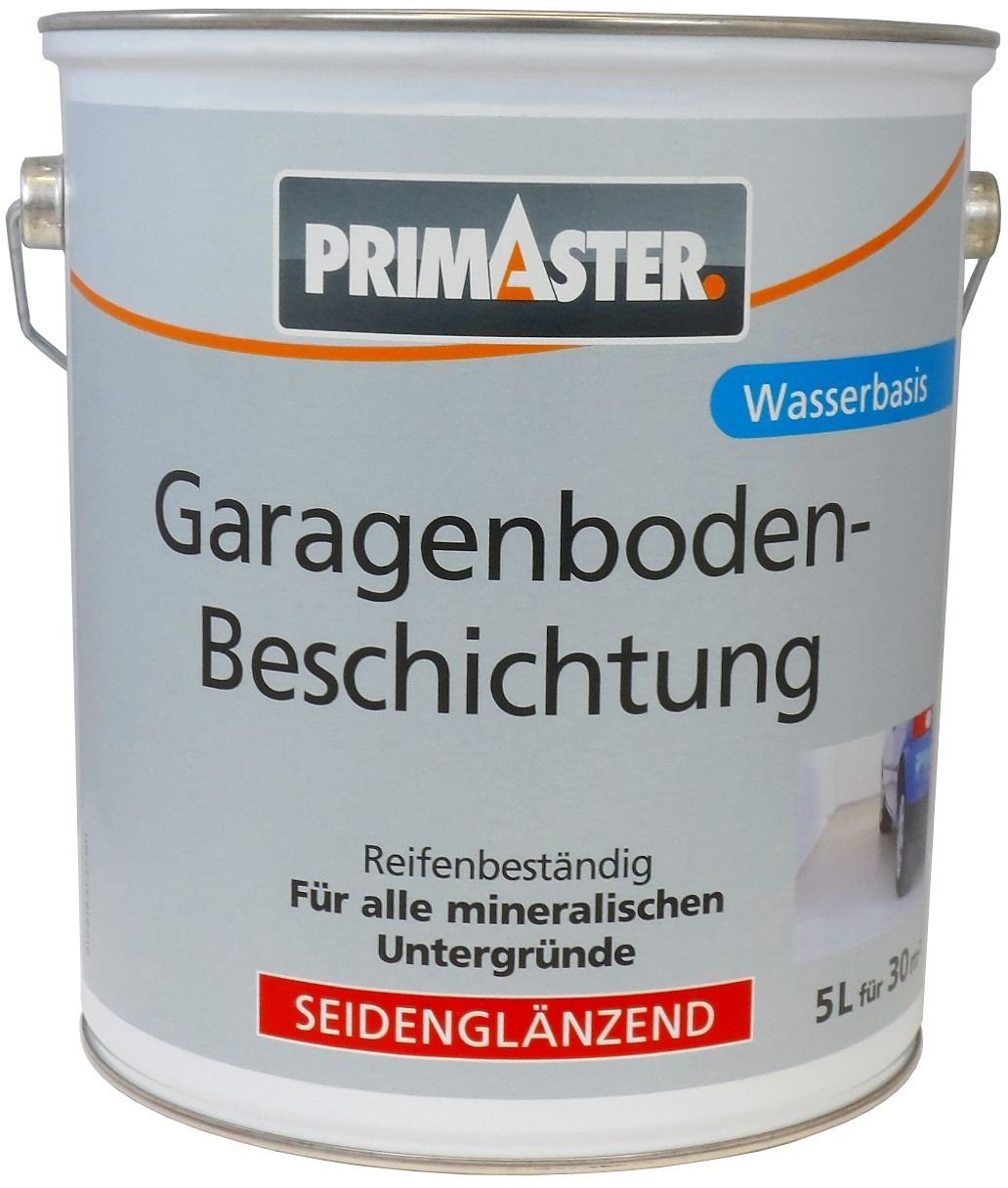 silbergrau Garagenbodenbeschichtung Primaster Zementfarbe Primaster L 5