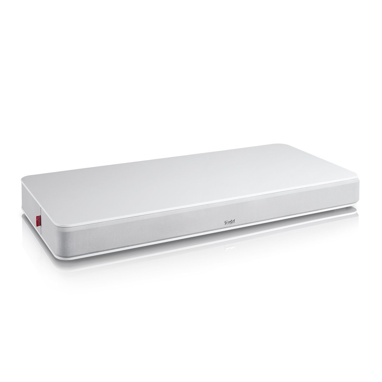 Teufel 220 Weiß Subwoofer High-Performance-Töner (HDMI, 9 Ultra) CINEDECK integriertem mit W, Bluetooth, Sounddeck & Dynamore®