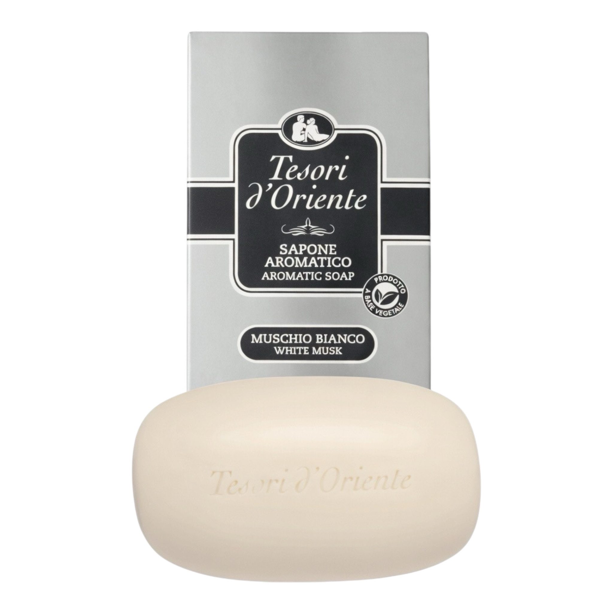 Tesori d´Oriente Handseife White Musk Seife - Orientalische Pflege für Hände, Gesicht & Körper
