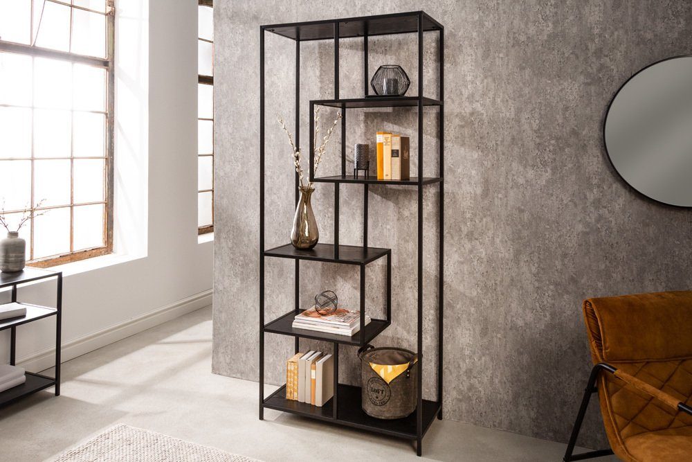 riess-ambiente Standregal SLIM LINE 185cm schwarz, günstig online kaufen