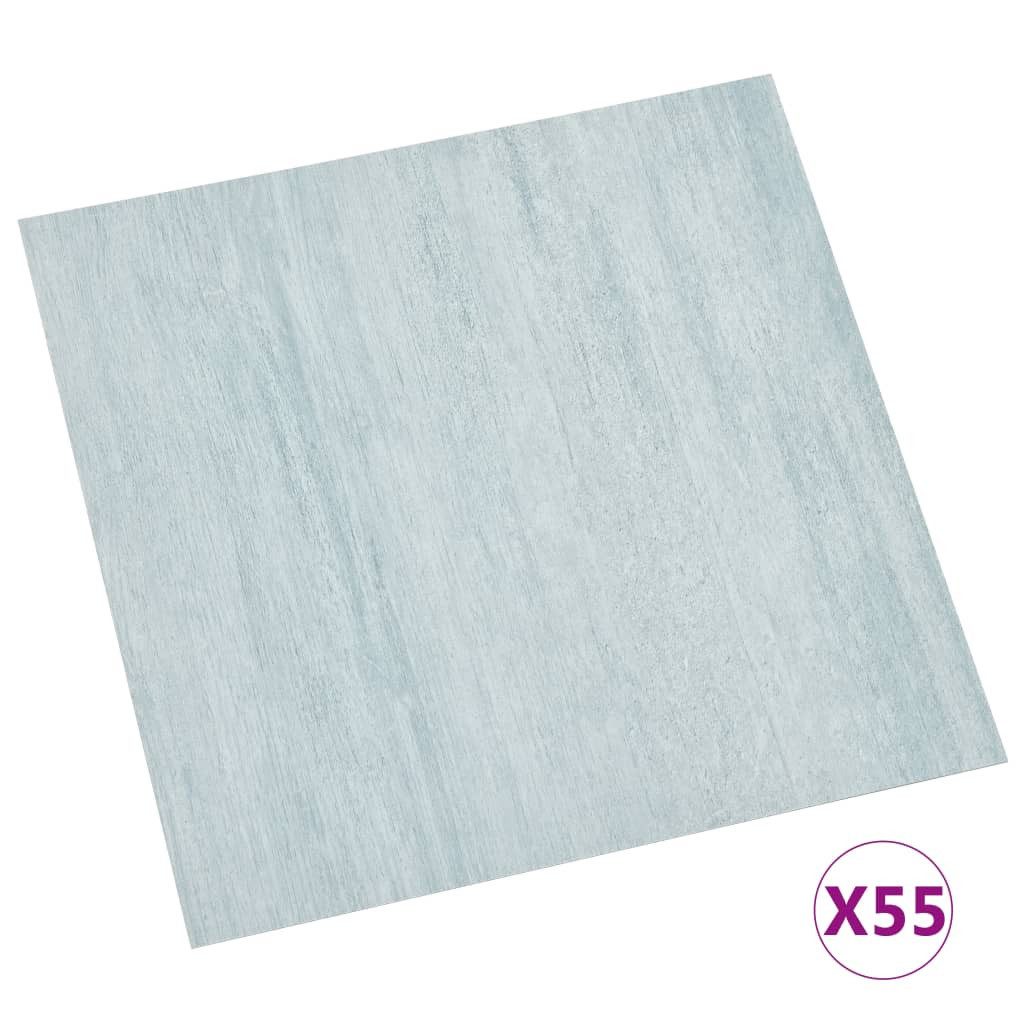 vidaXL Kunststoff-Fliesen, PVC-Fliesen Selbstklebend 55 Stk. 5,11 m² Grün
