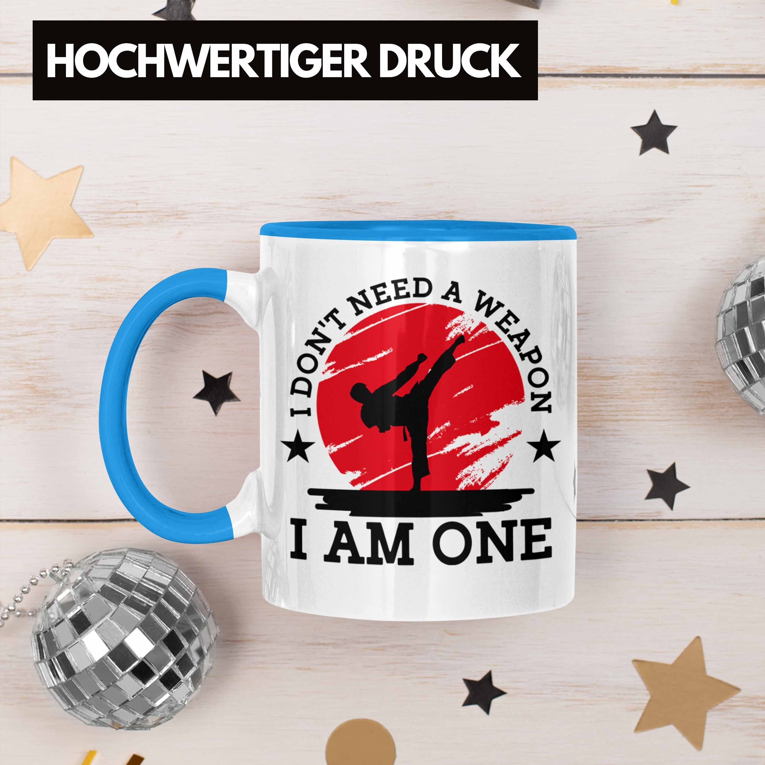 Tasse I Kampfsport-Fans Jitsu Blau Geschenk Karate-Tasse Geschenkidee Trendation Dont Ne Jiu