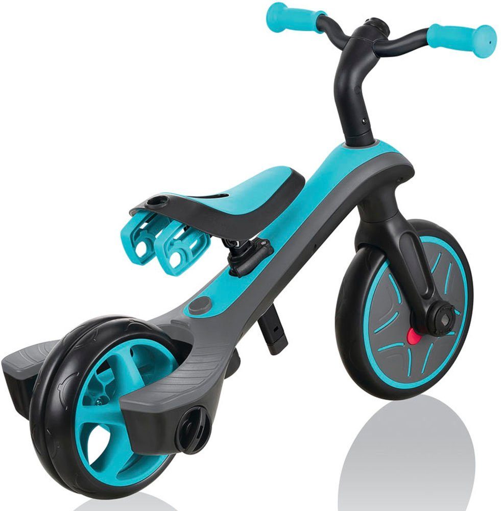 sports Globber EXPLORER 2in1 toys authentic TRIKE Dreirad türkis &