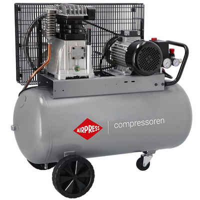 Airpress Kompressor Druckluft- Kompressor 4,0 PS 90 Liter 10 bar HK 600-90 Typ 360670, max. 10 bar, 90 l