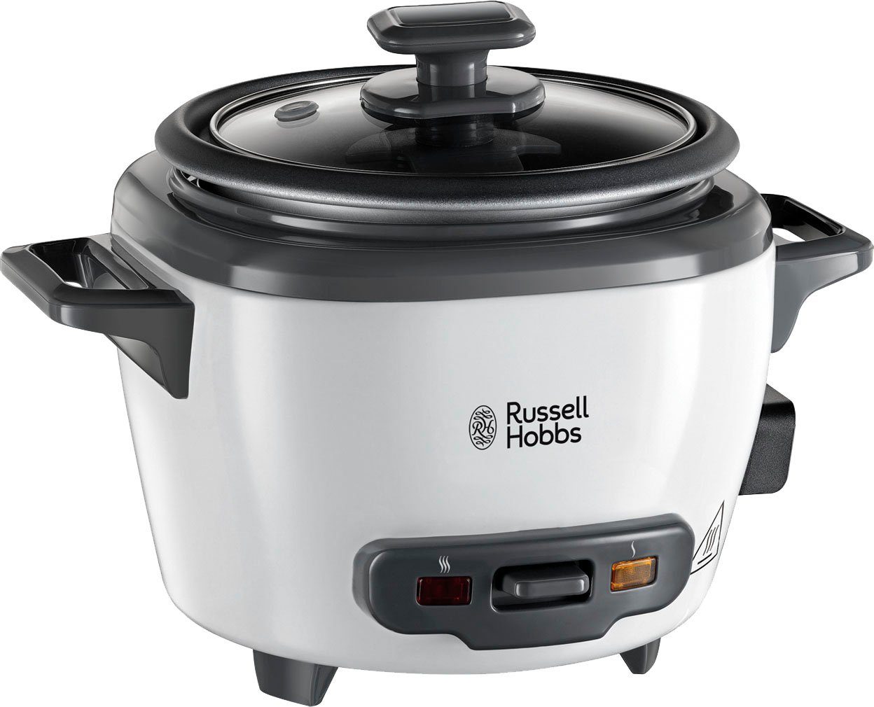 RUSSELL HOBBS Reiskocher 0,4 200 – Messbecher inkl. l W, & Warmhaltefunktion, 27020-56, Mini Reislöffel