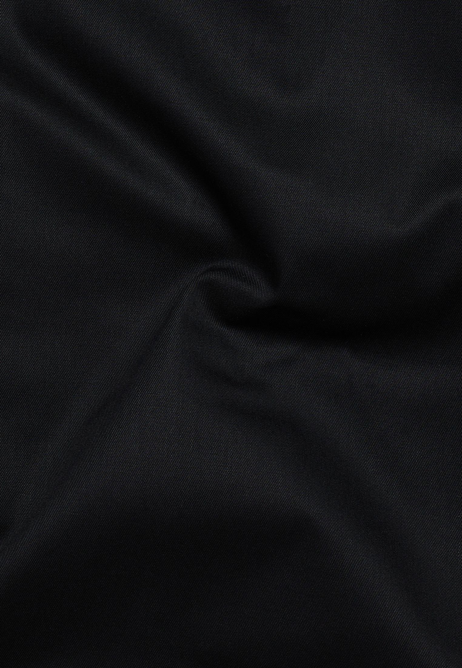 bügelfrei Langarmhemd schwarz Eterna