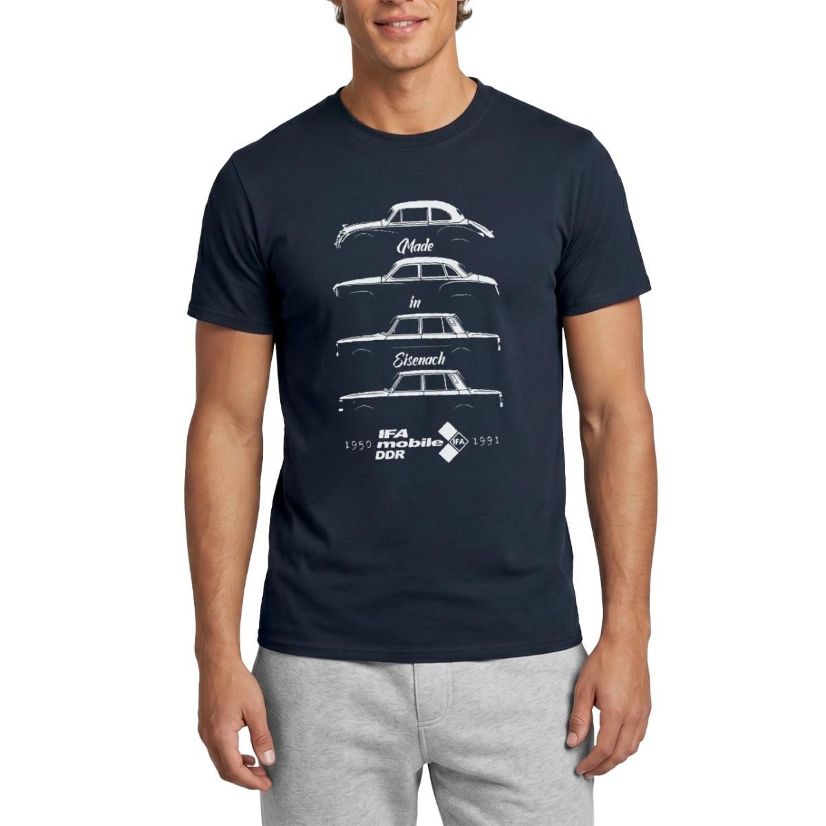T-Shirt Oldtimer Eisenach, DDR Männer T-Shirt