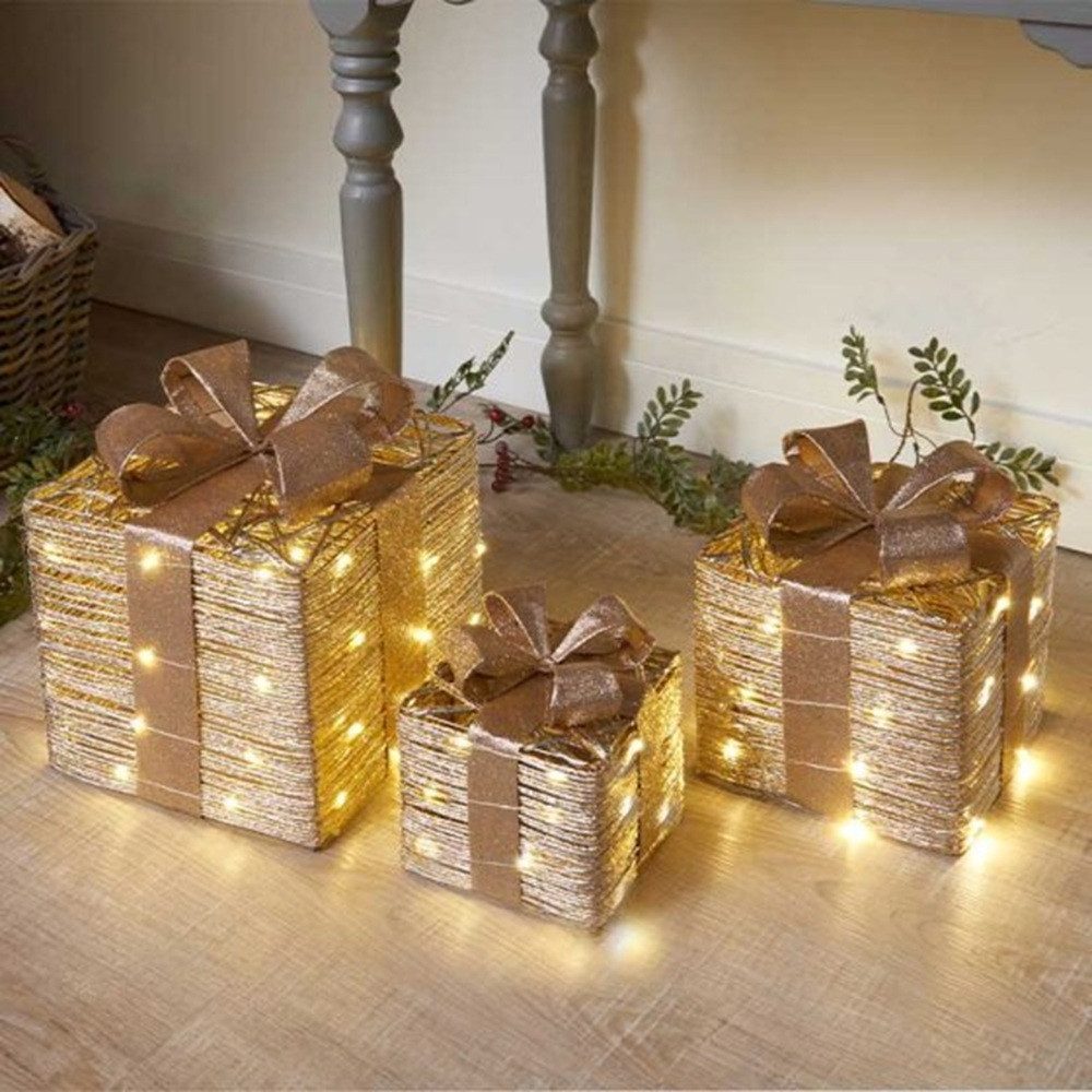 Smart Garden Weihnachtsszene Champagne Braid Geschenkboxen-Set günstig online kaufen