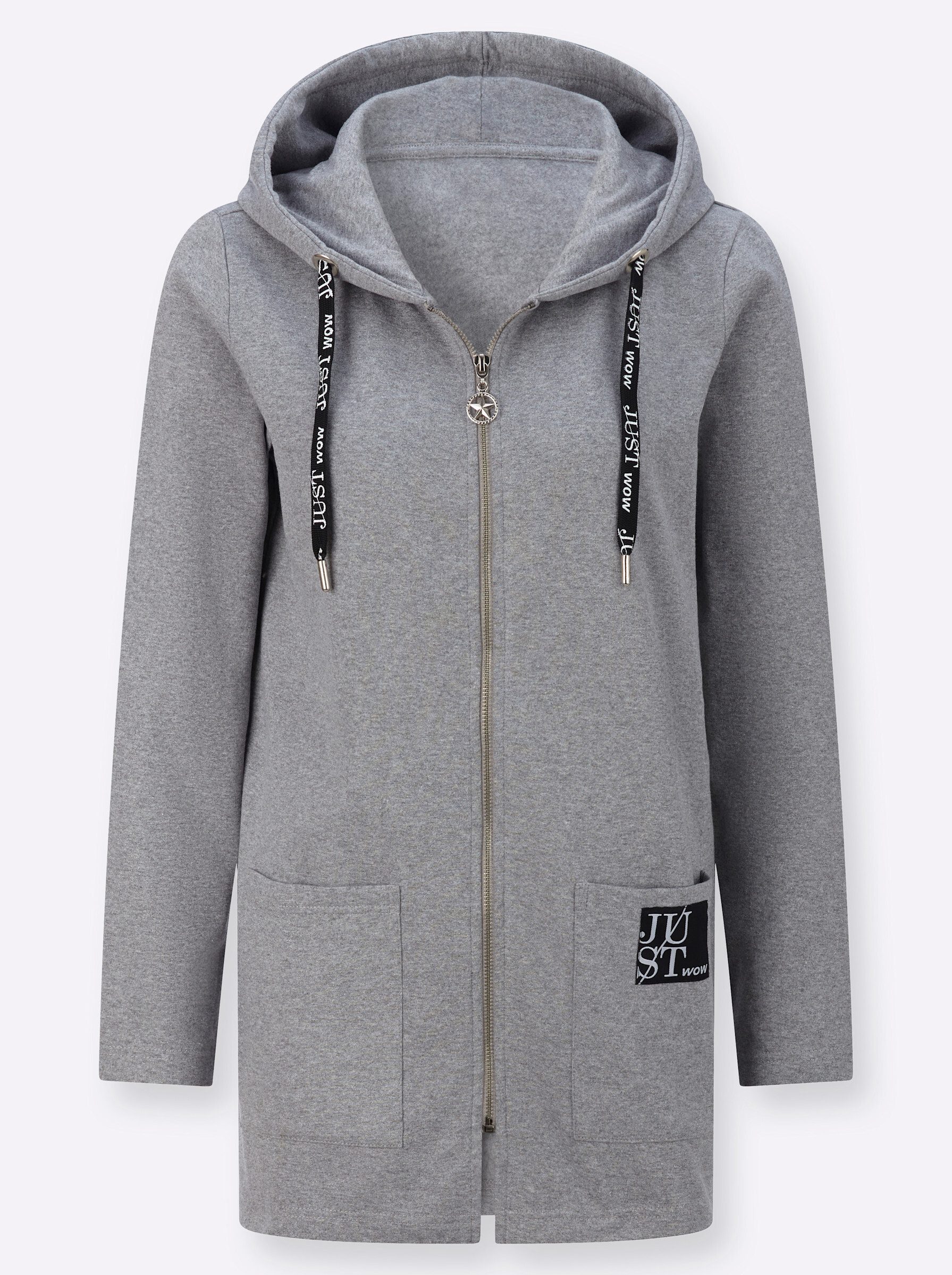 Shirtjacke Sweatjacke Langarm