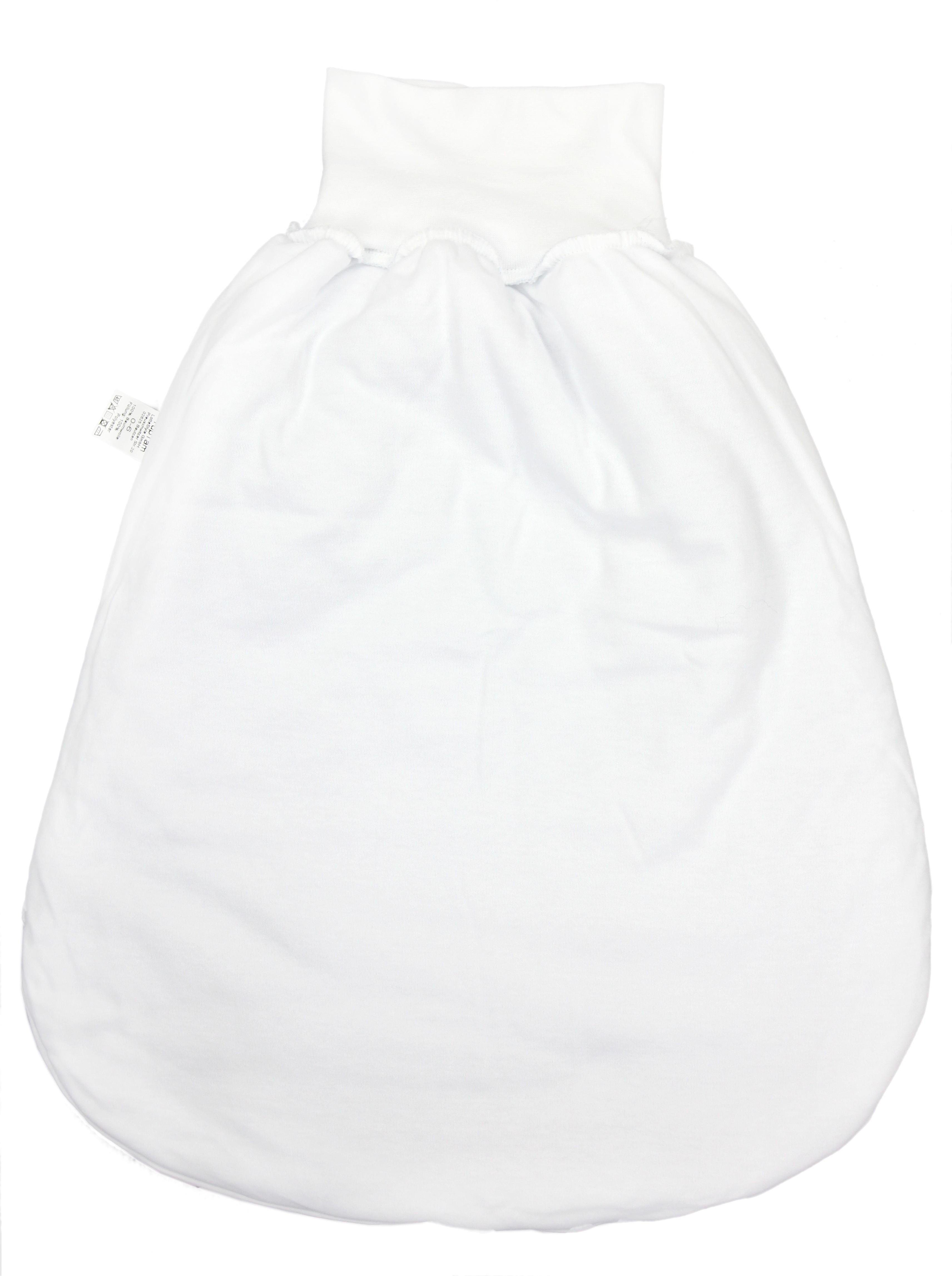 Strampelsack Weiß/Grau breitem Wattiert Sternchen Babyschlafsack mit Bund Baby Unisex TupTam TupTam