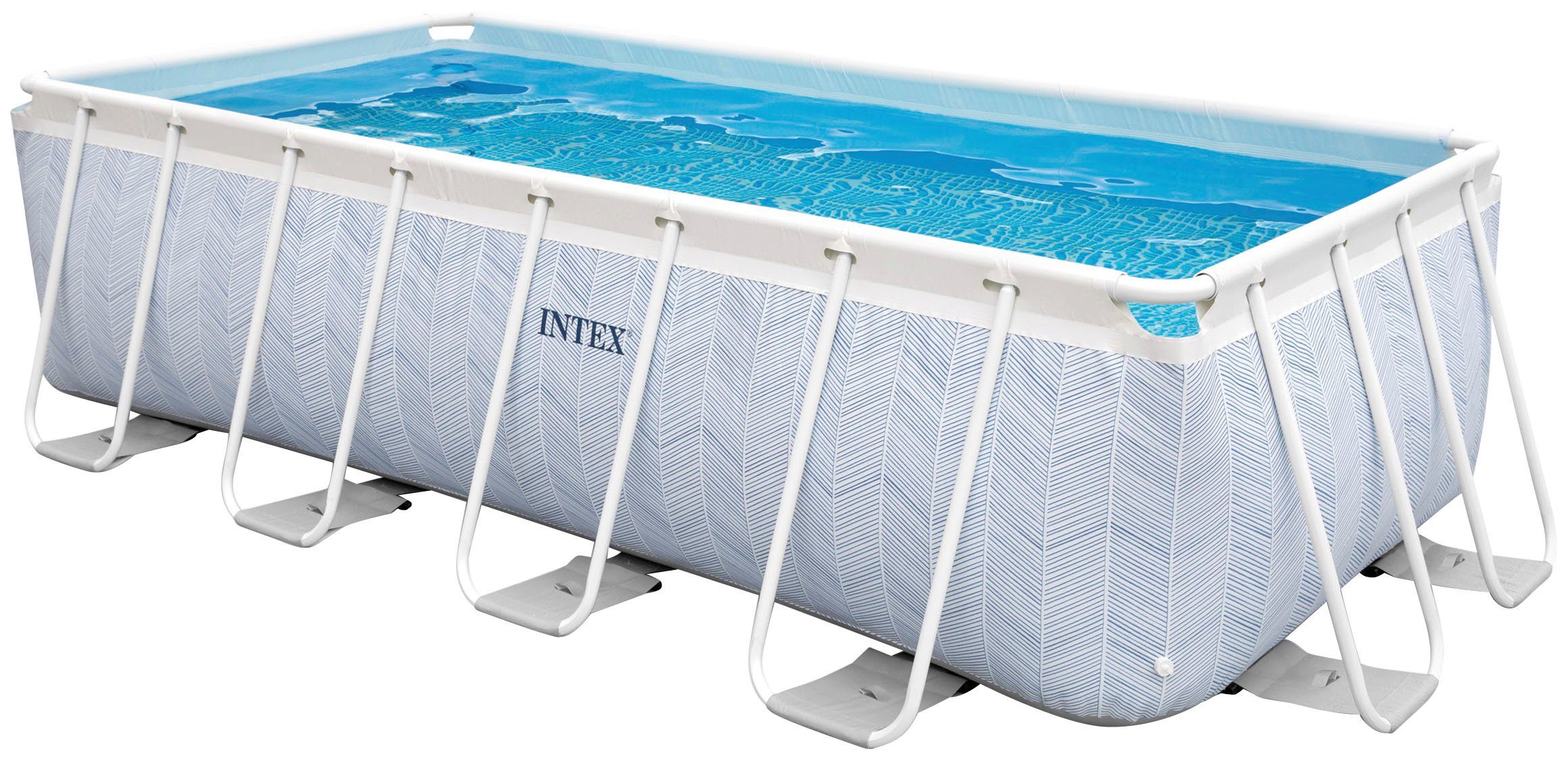 Intex Rechteckpool CHEVRON PRISM RECTANGULAR (Set, günstig online kaufen