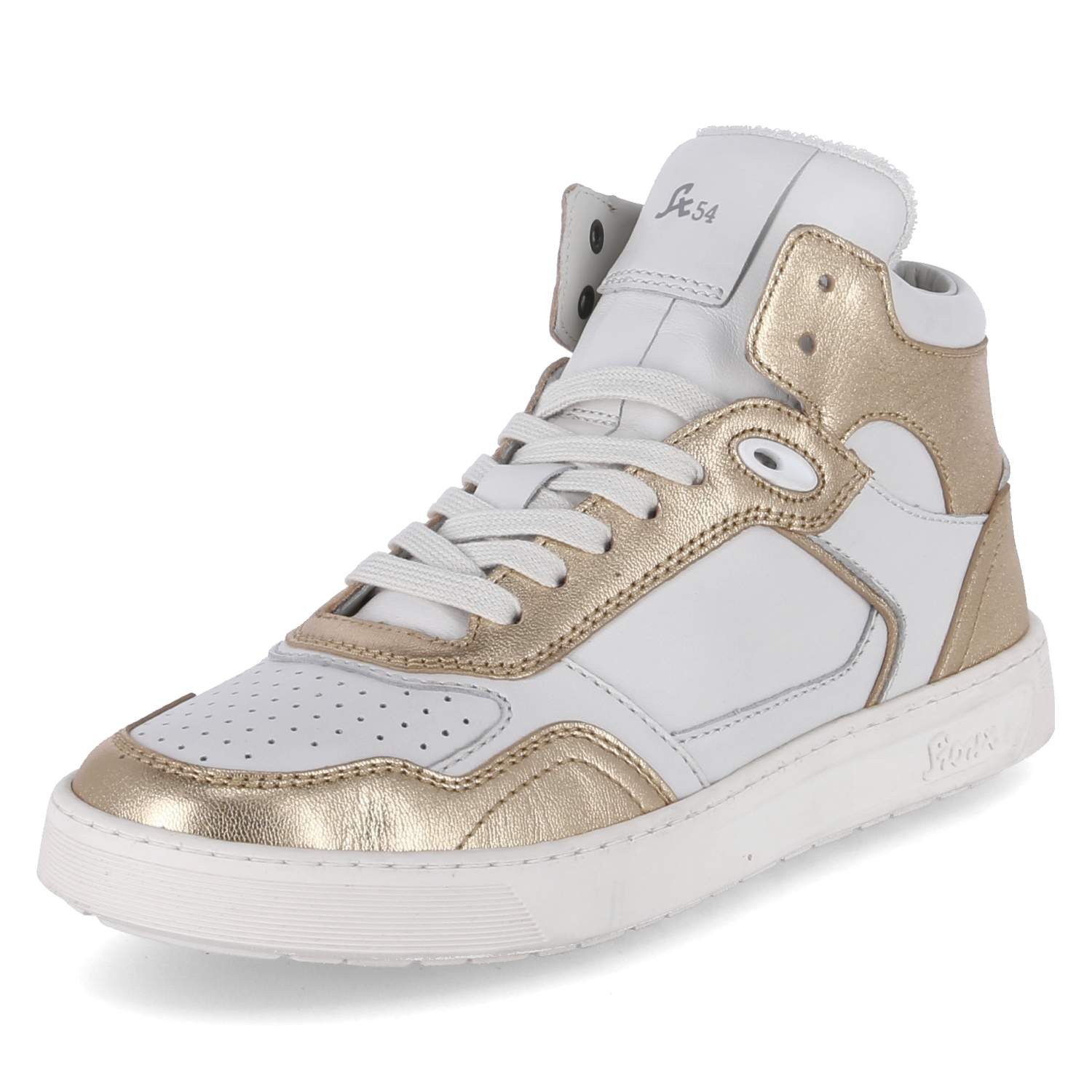 SIOUX Maite x Sioux-Sneaker, Farbauswahl: Weiß/Gold Sneaker