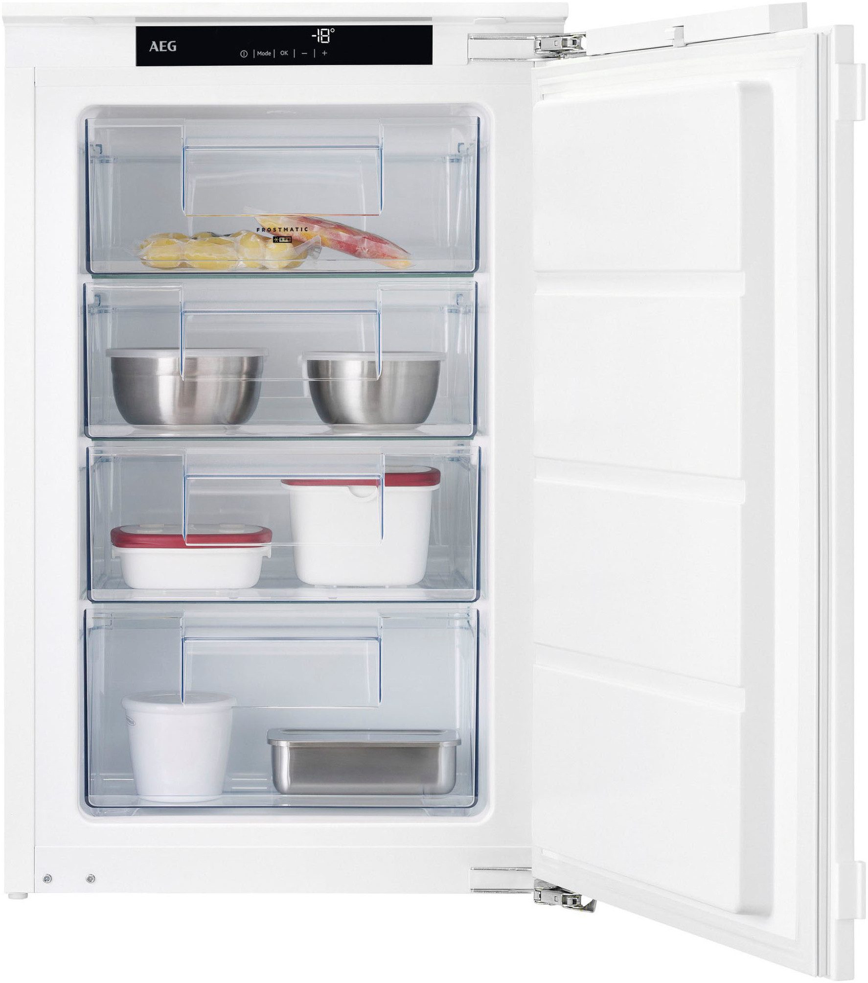 AEG Einbaugefrierschrank TAB6L88EF, 87,3 cm hoch, 55,6 cm breit