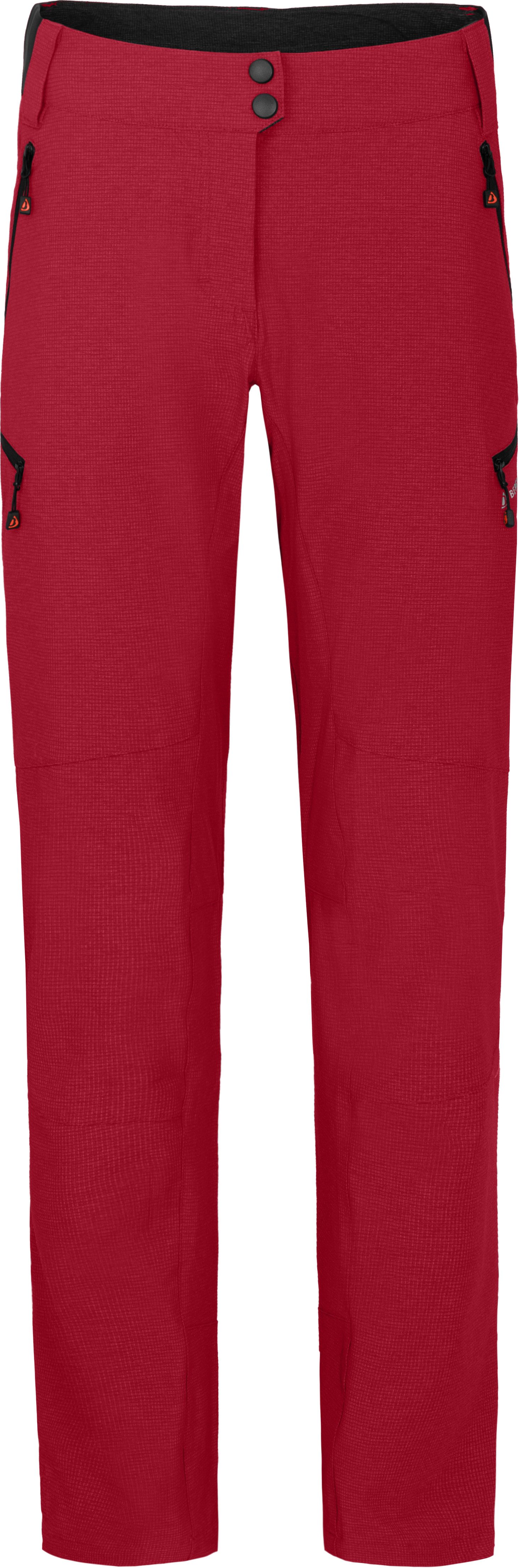 Bergson Outdoorhose VALLI Damen Radhose, robust, elastisch, Короткие размеры, rot