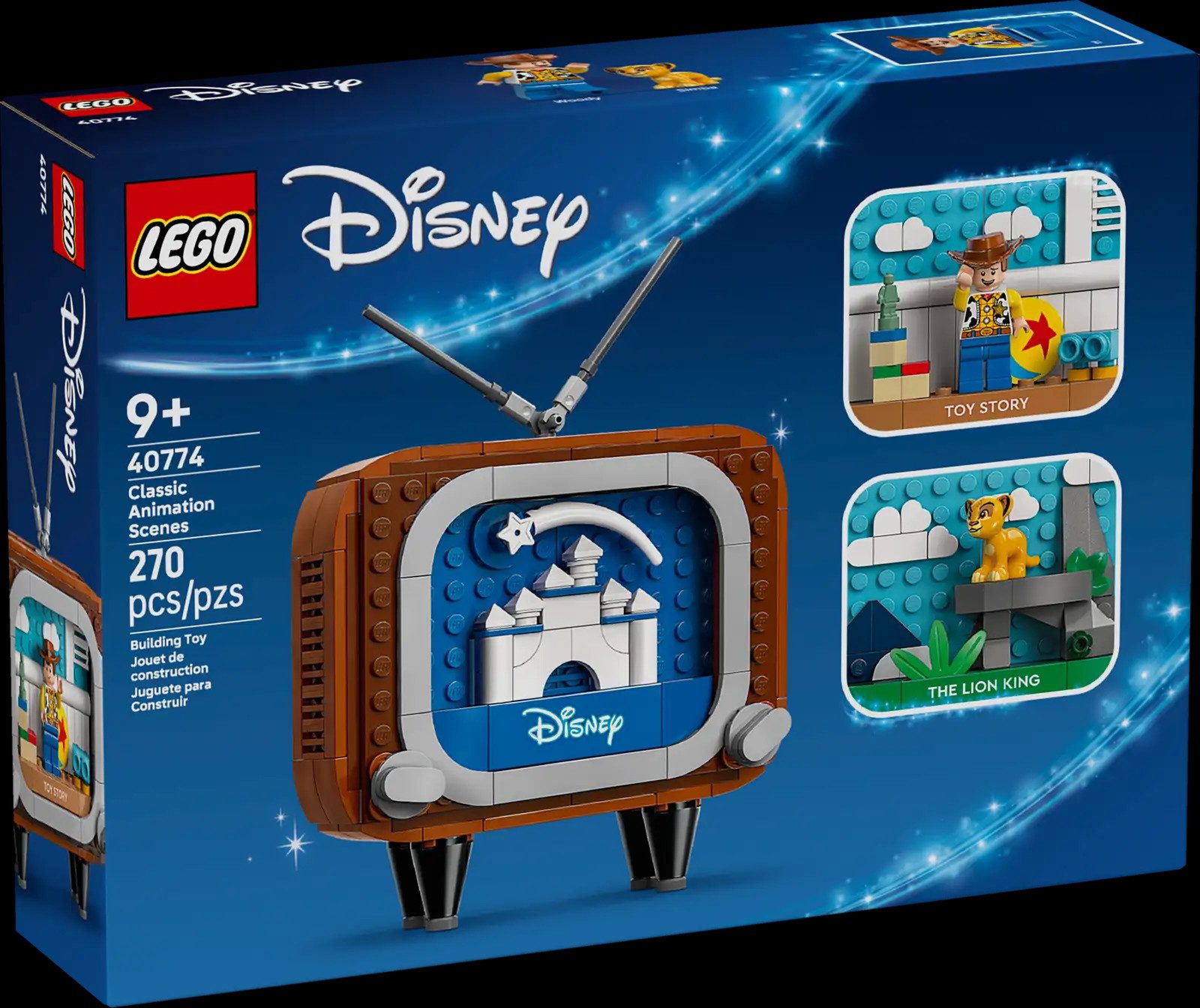 Disney Lego Retro-Fernseher Disney Szenen 2025 (40774) Limited Edition Spie günstig online kaufen