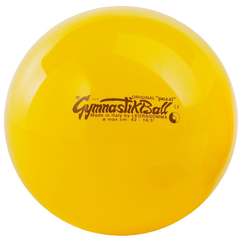 Ledragomma Gymnastikball Fitnessball Original Pezziball, Training für Rücken, Gleichgewichtssinn, Tiefenmuskulatur