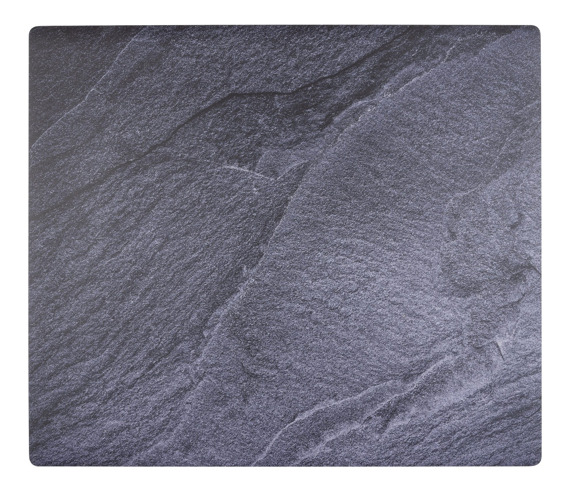 WENKO Herd-Abdeckplatte Modell Schiefer, Kunststoff, Schutzmatte, Abdeckmatte für Kochfelder, Induktionsschutzmatte
