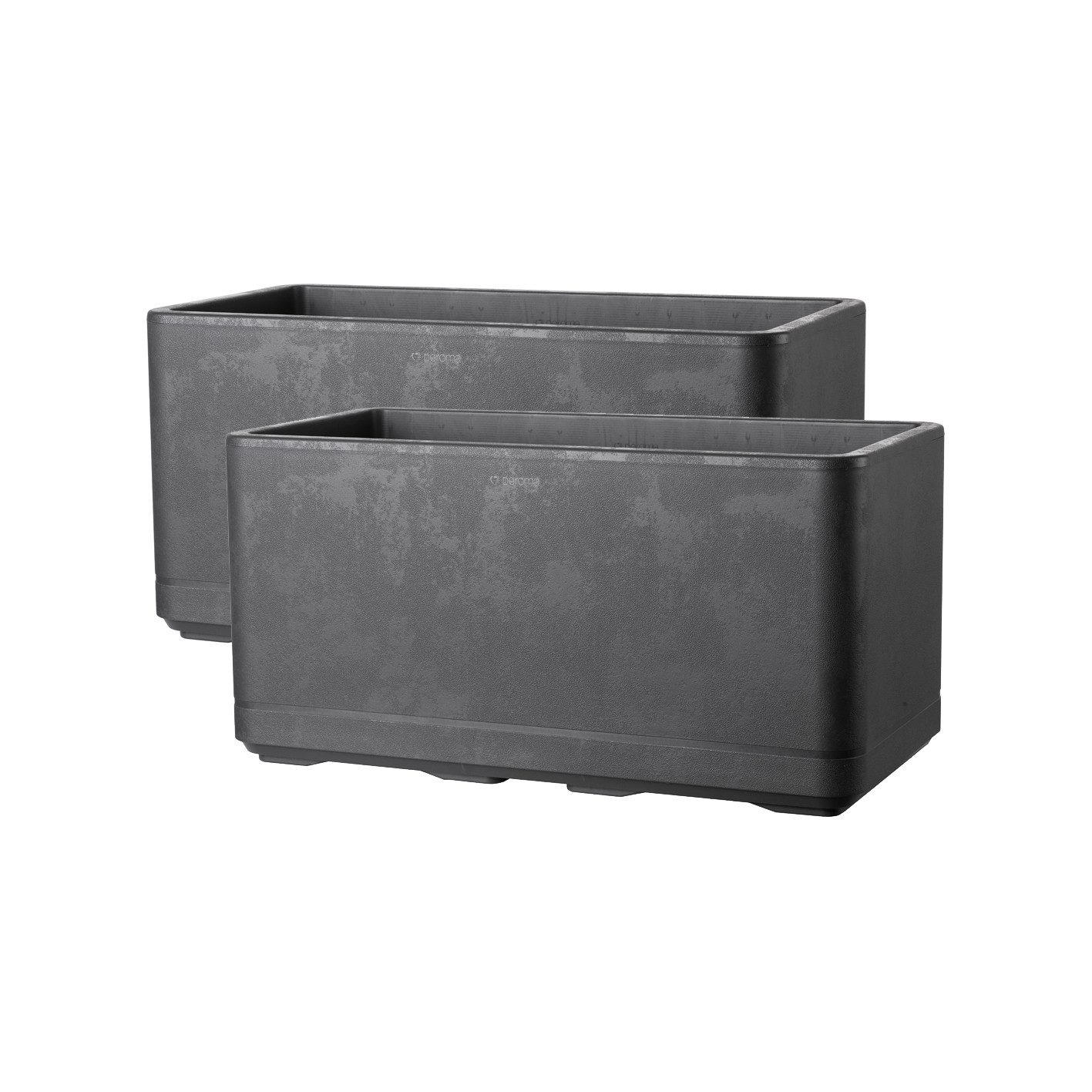 Kreher Blumenkasten XL Pflanzkasten Cosmo in verschiedenen Farben und Größen (2 St)