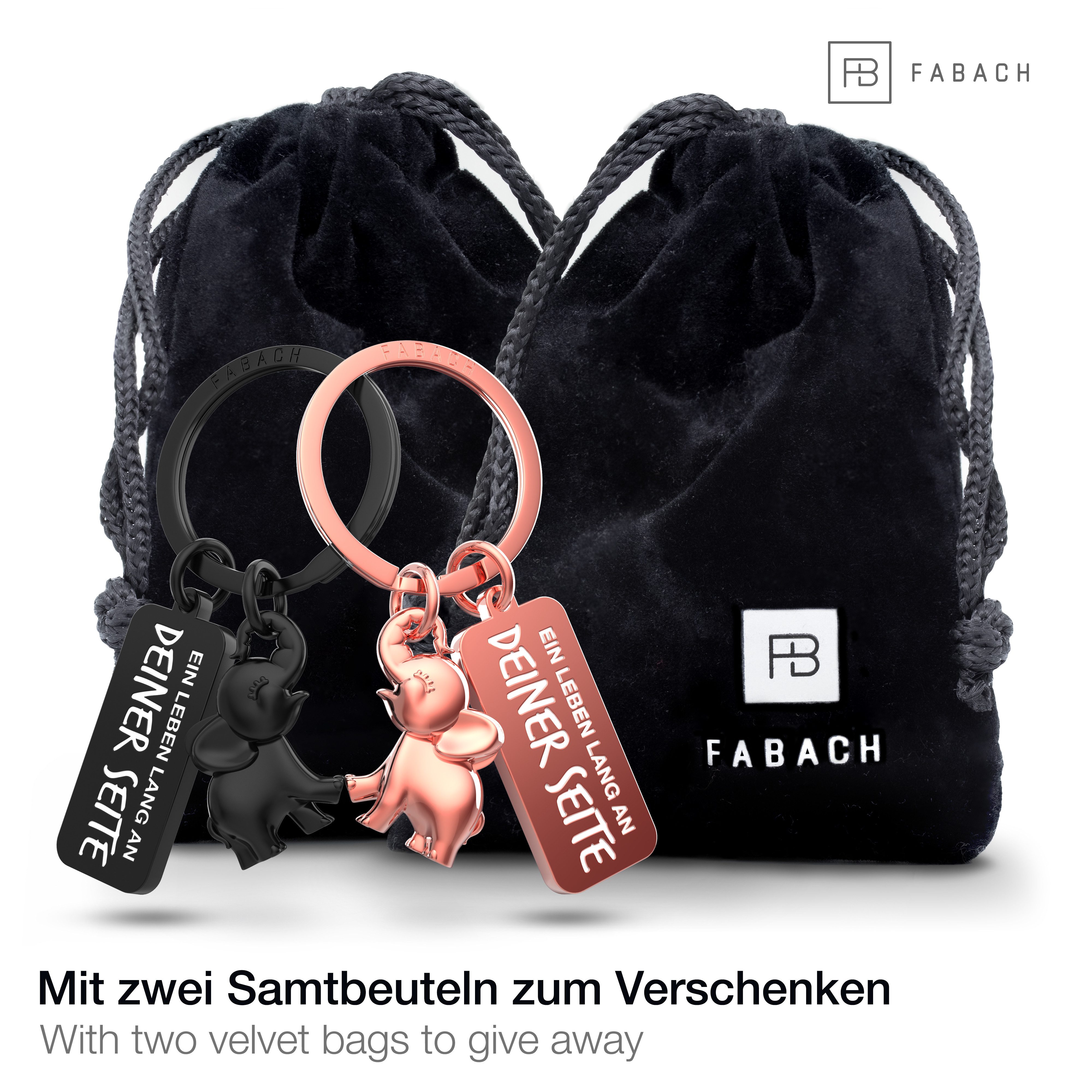 FABACH Schlüsselanhänger Set Partneranhänger Jumbo - günstig online kaufen
