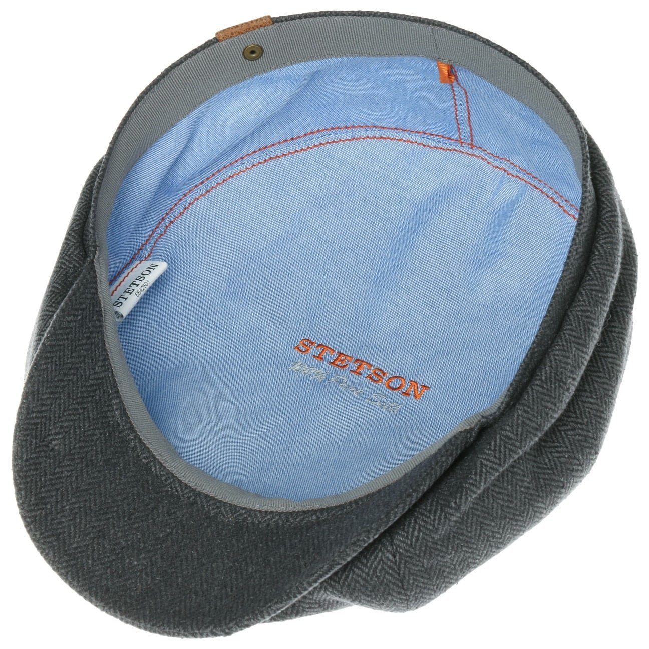 Stetson Flat Cap (1-St) Schiebermütze mit Schirm, Made in the EU