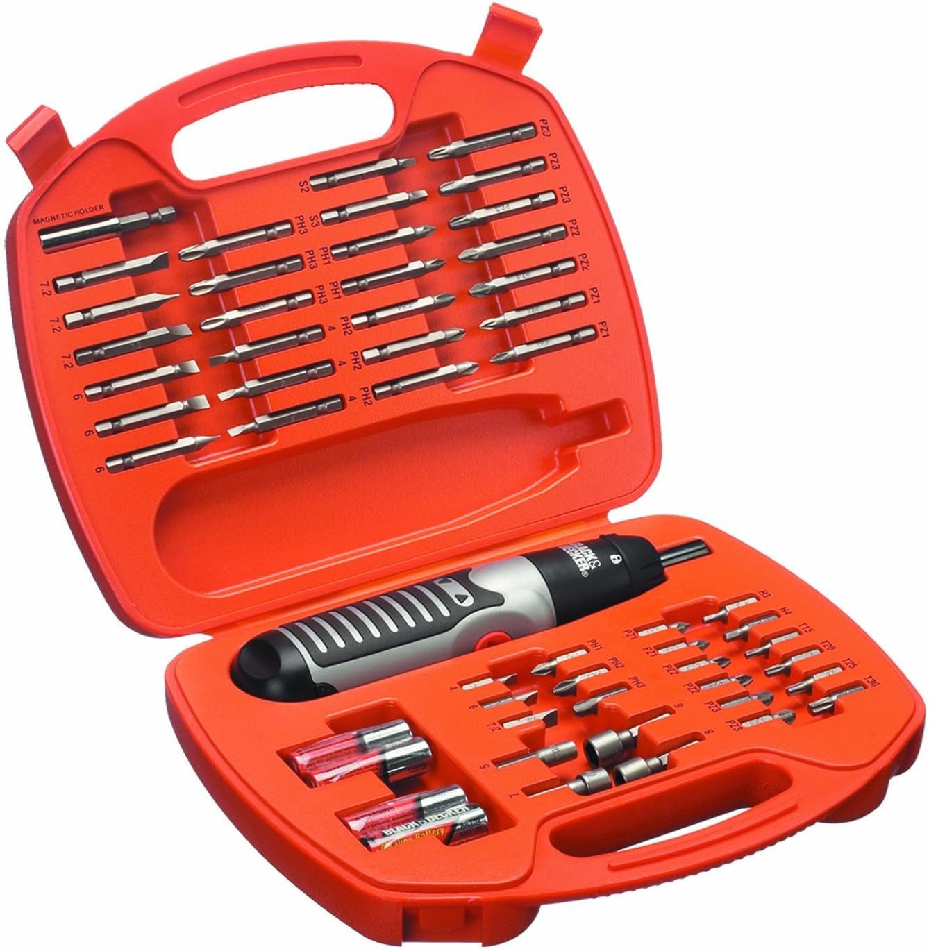 Black + Decker Bit-Set Batteriebetriebenes Schrauber-Set (54-tlg), 1-St.