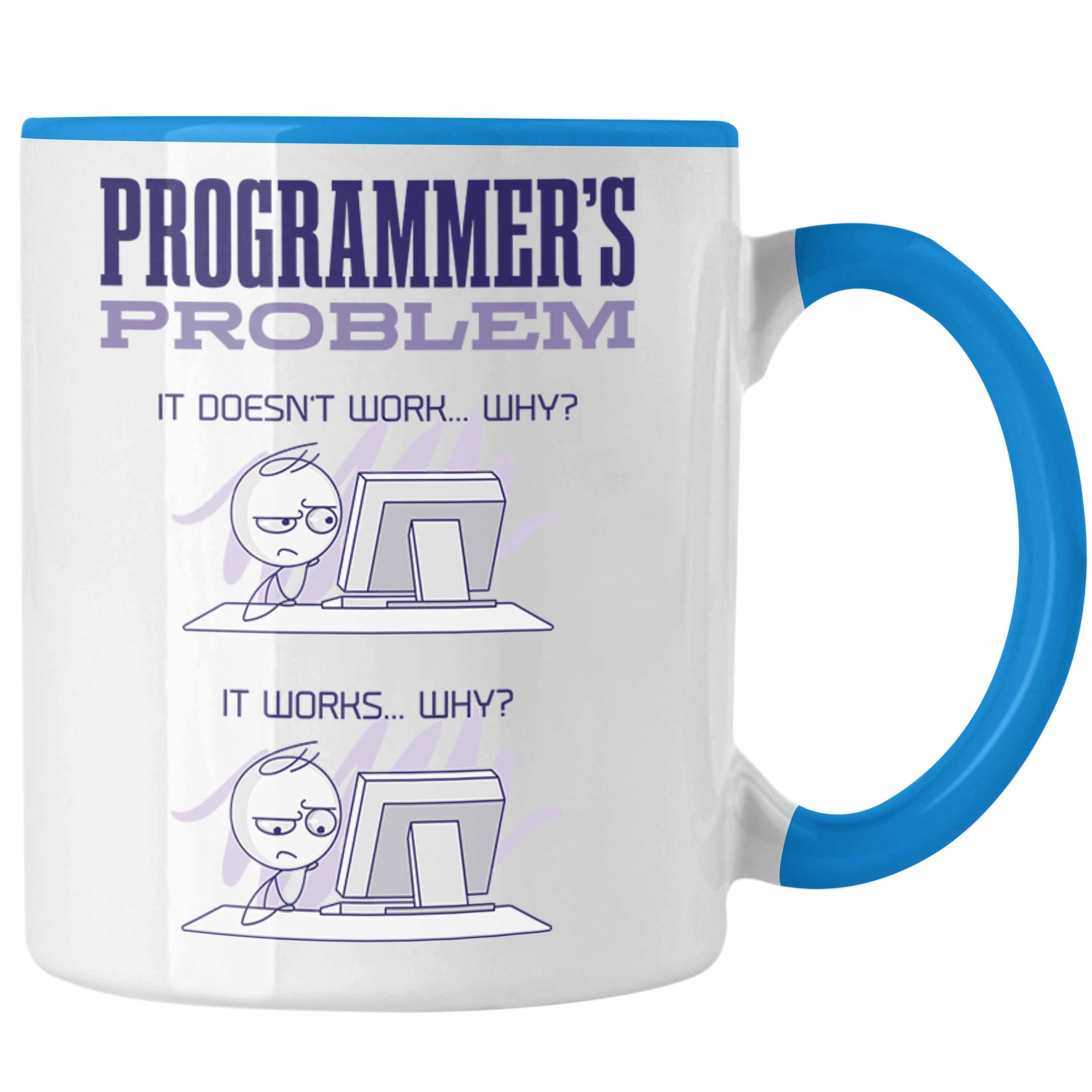 Tasse Trendation - Programmierer Tasse Geschenk Coder Tasse Nerd Softwarentw