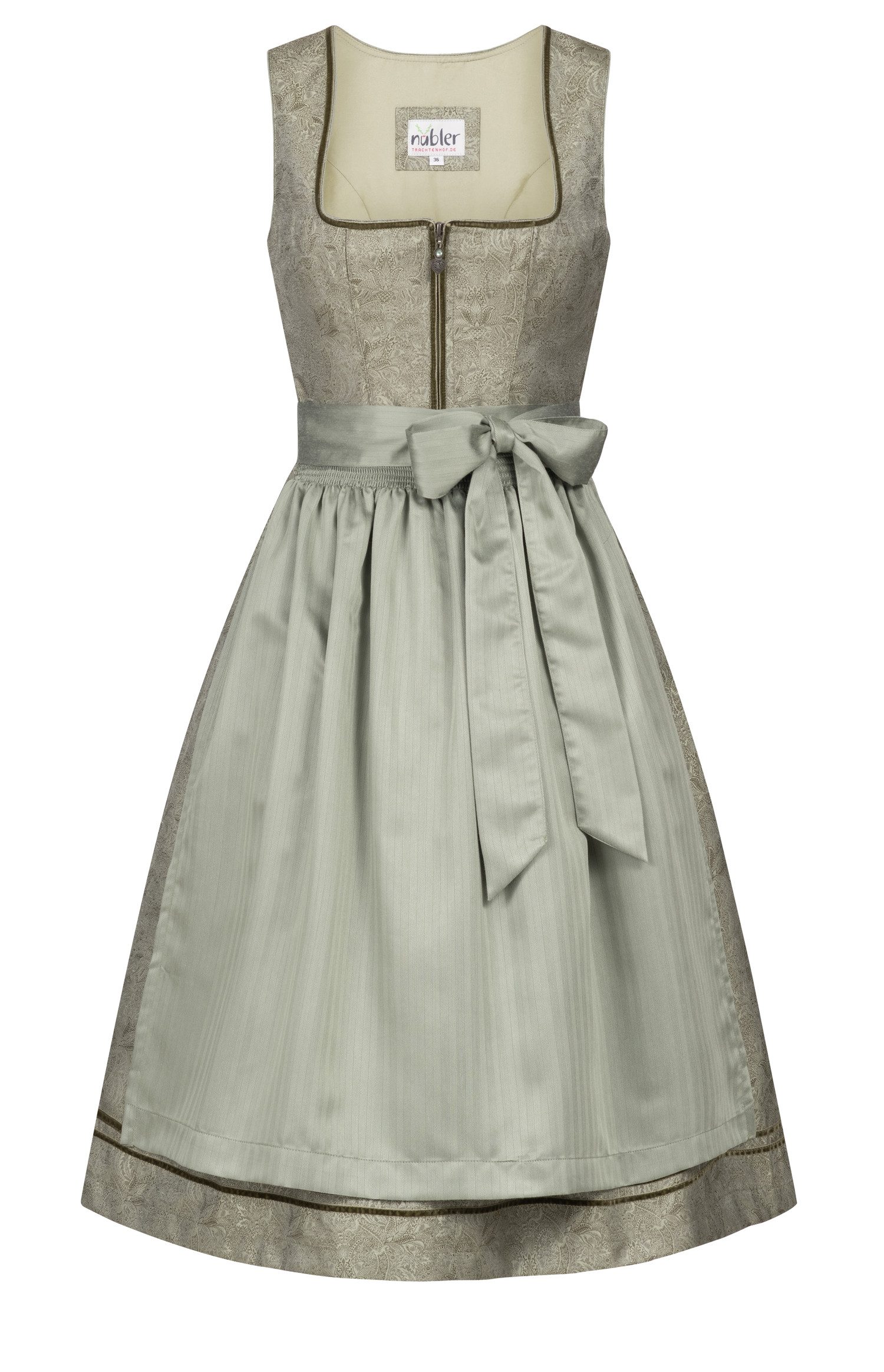 Nübler Dirndl Midi Dirndl Gala in Salbei von Nübler günstig online kaufen