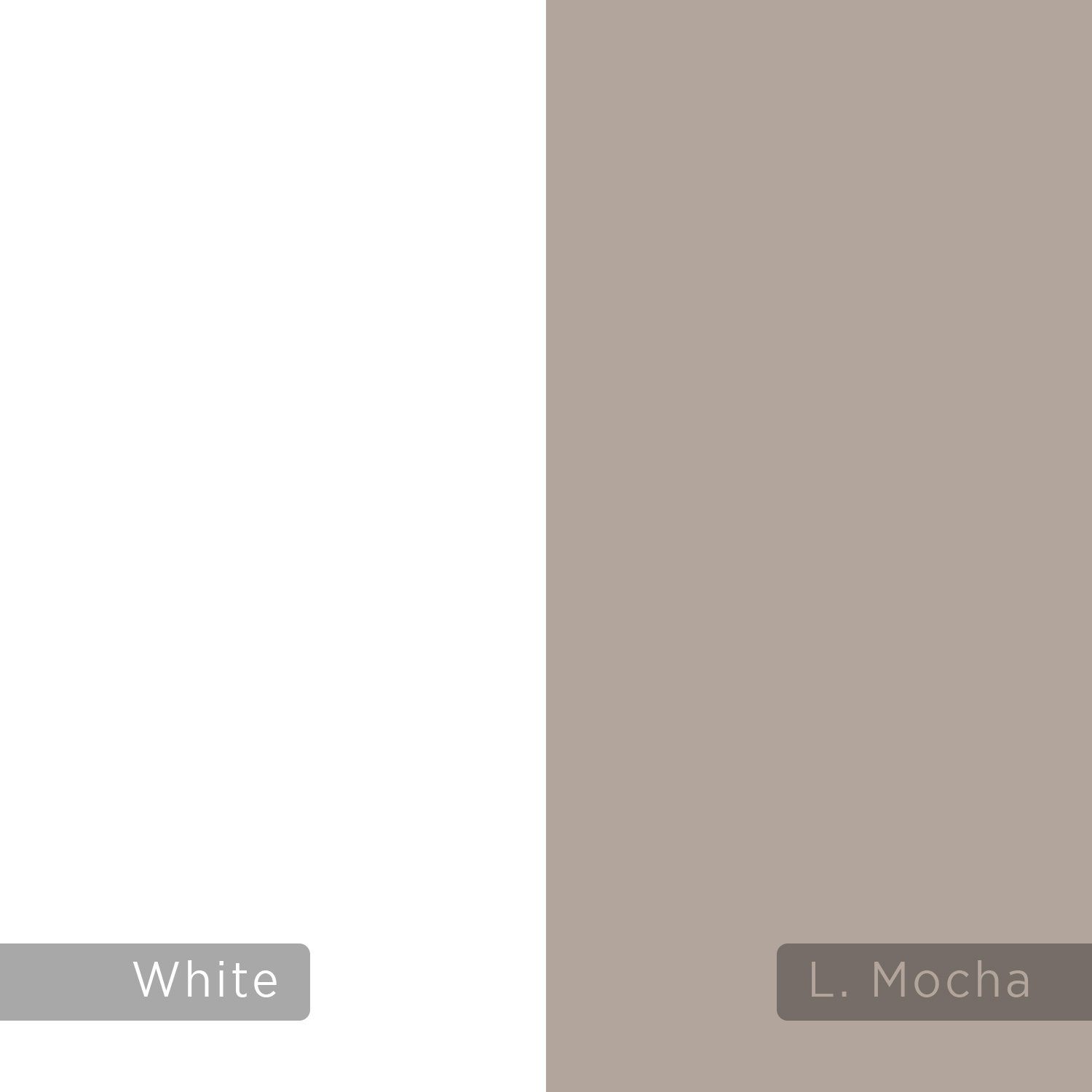 Decortie Beistelltisch x 30 Weiß+Helles C-Modell-Beistelltisch,40 Zetti, x 57 cm Mokka