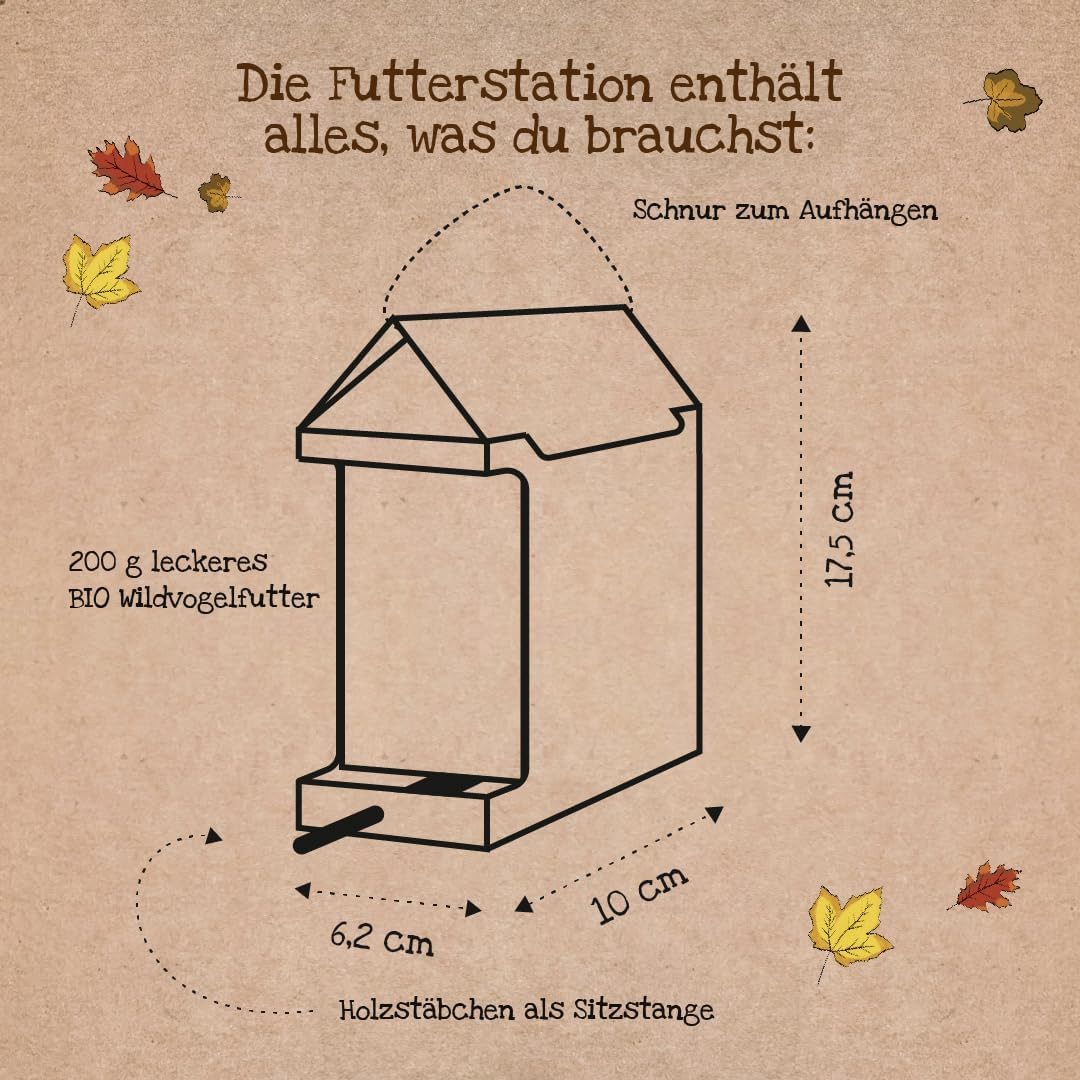 Die Stadtgärtner Futterhaus Freiluftbuffet - Wetterfeste günstig online kaufen
