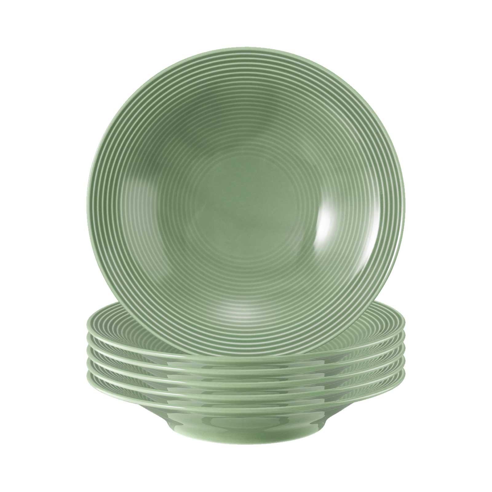 Seltmann Weiden Suppenteller Beat Color Glaze Suppenteller ø 22,5 cm 6er Set, (6 St)