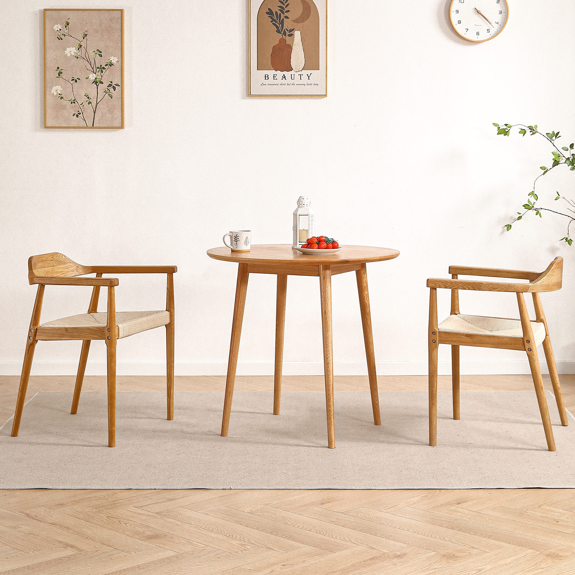 LIM HOME Esszimmerstuhl SW010 (Packung, 2 St), FSC®Eichenholzrahmen mit Sit günstig online kaufen