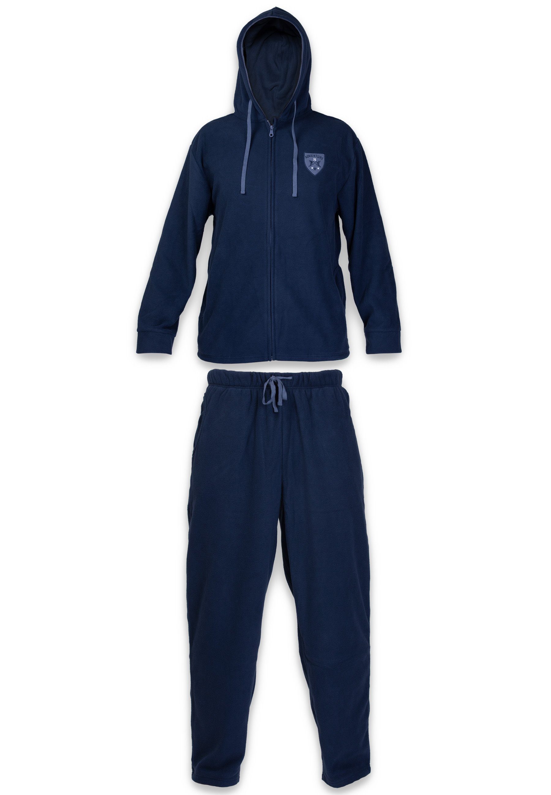 SLOUCHER Hausanzug Fleece-Anzug Hausanzug für Herren - SLOUCHER