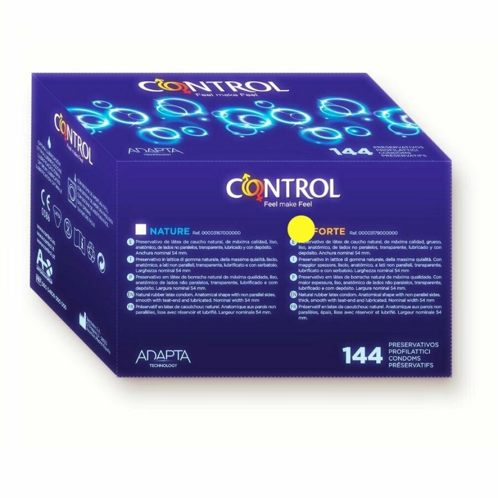 Control Kondome NATURE FORTE Ergonomische Kondome 144 Stück